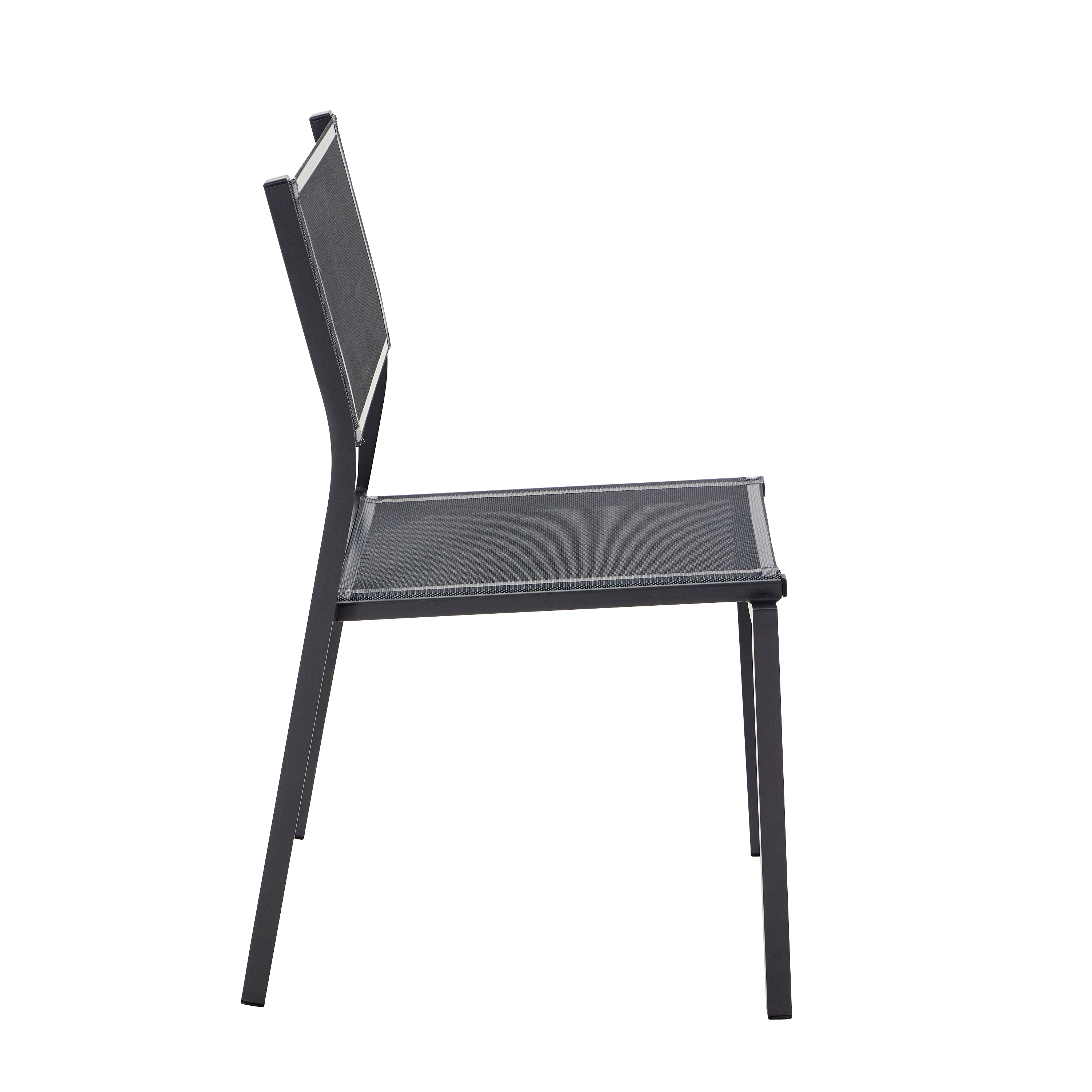 Chaise de jardin NATERIAL Lyra beta gris anthracite - 10