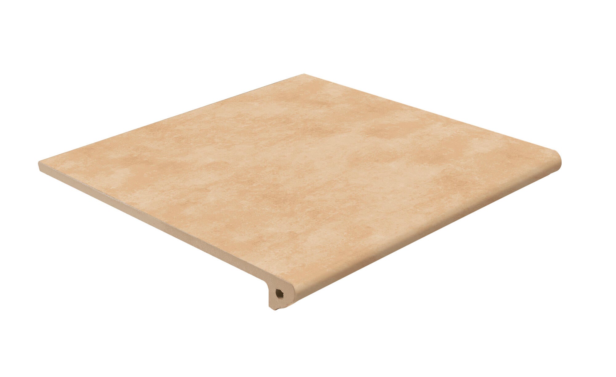 Peldaño extrusionado barro efecto ladrillo beige 33x33cm espesor 12mm artens