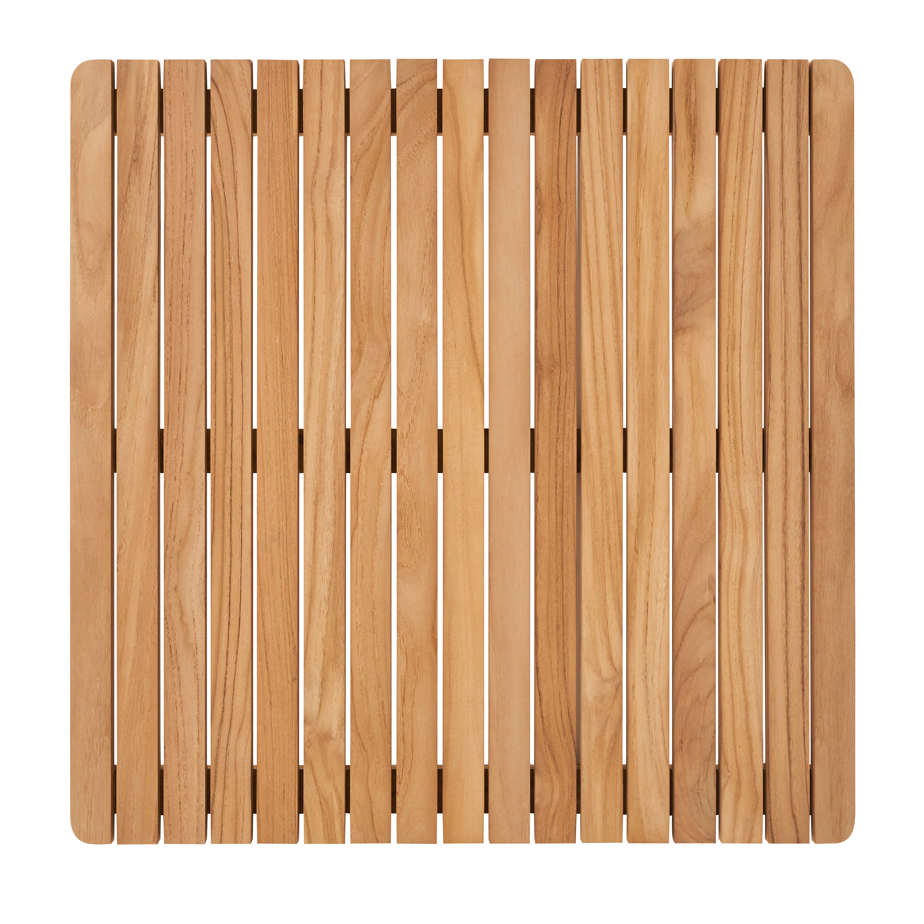 Mesa de centro de jardín de aluminio Persea blanco de 70x35.2x70 cm - 8