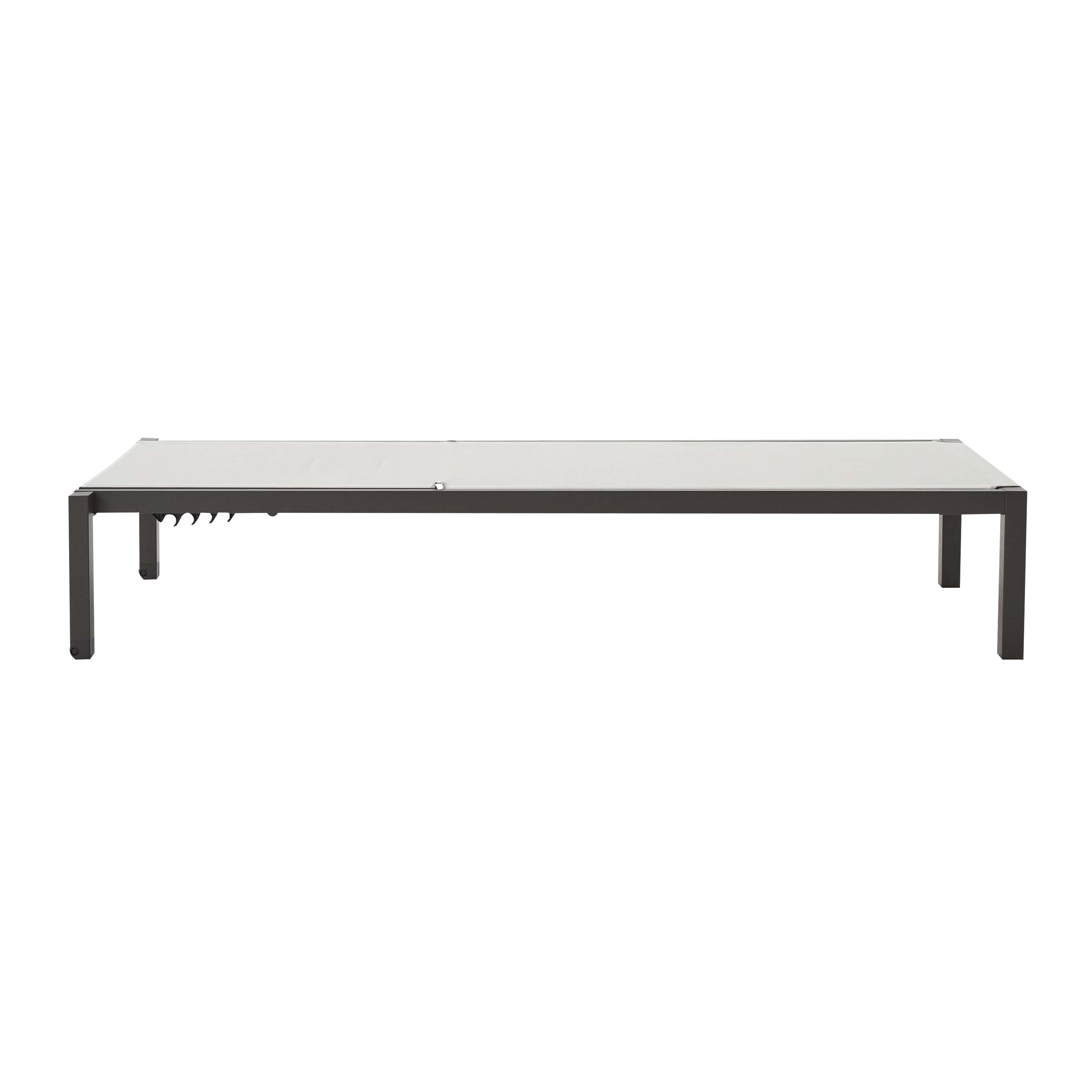 Espreguiçadeira alumínio e textileno moka Naterial Lyra Beta - 2