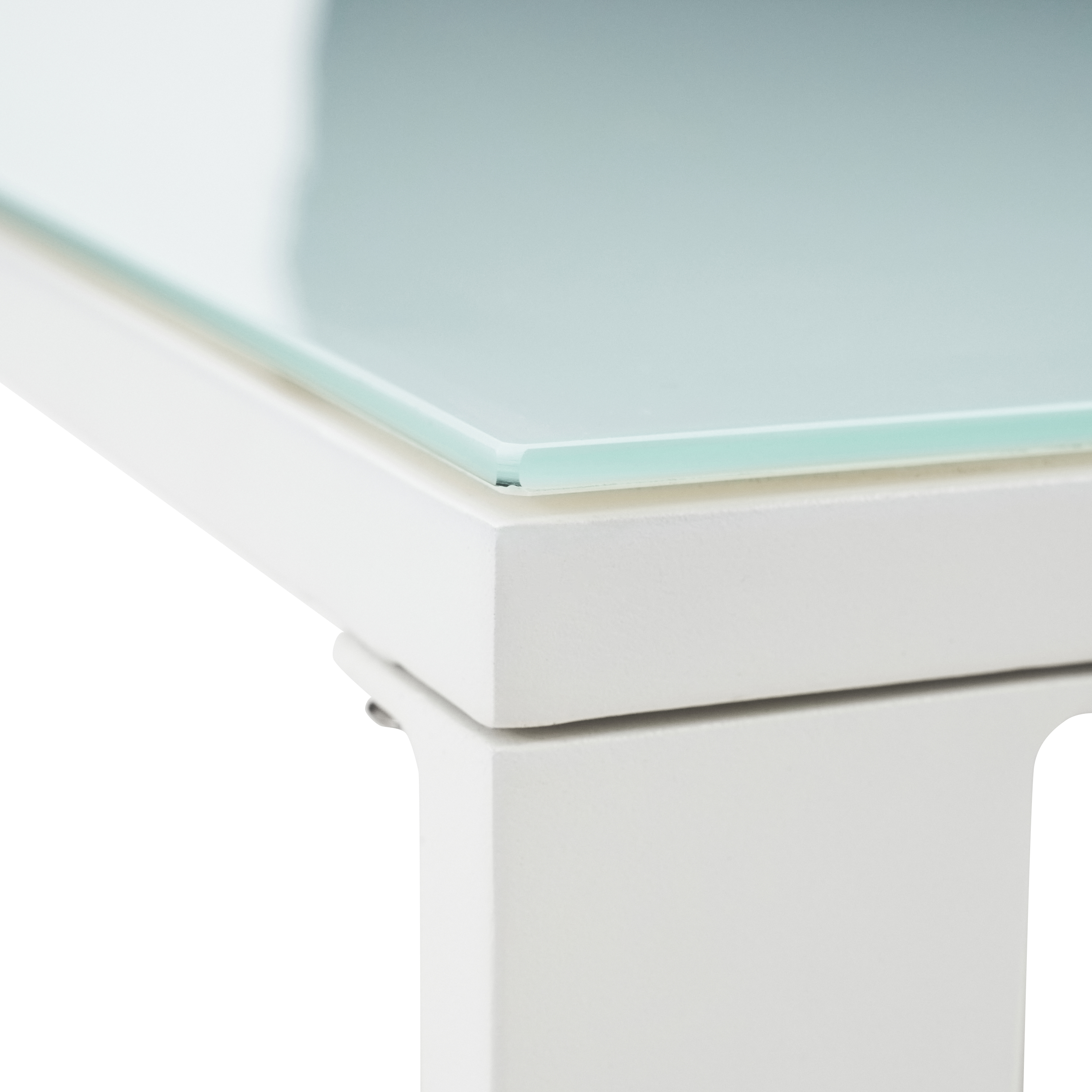 Salotto da giardino per 4 persone bianco Lyra NATERIAL con cuscini in poliestere beige - 15