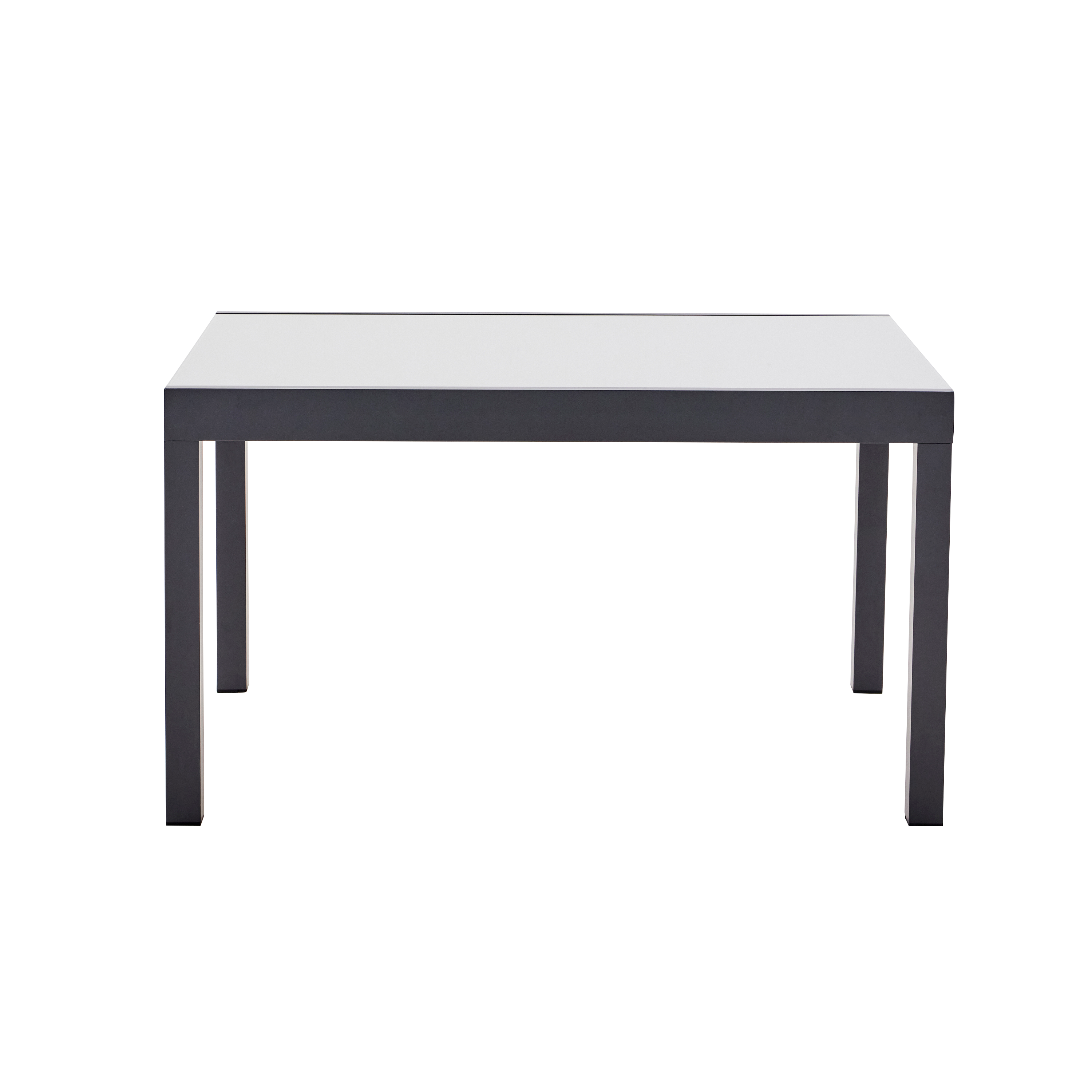 Mesa de jardín extensible de aluminio Lyra gris de 135/270x75.5 cm - 6