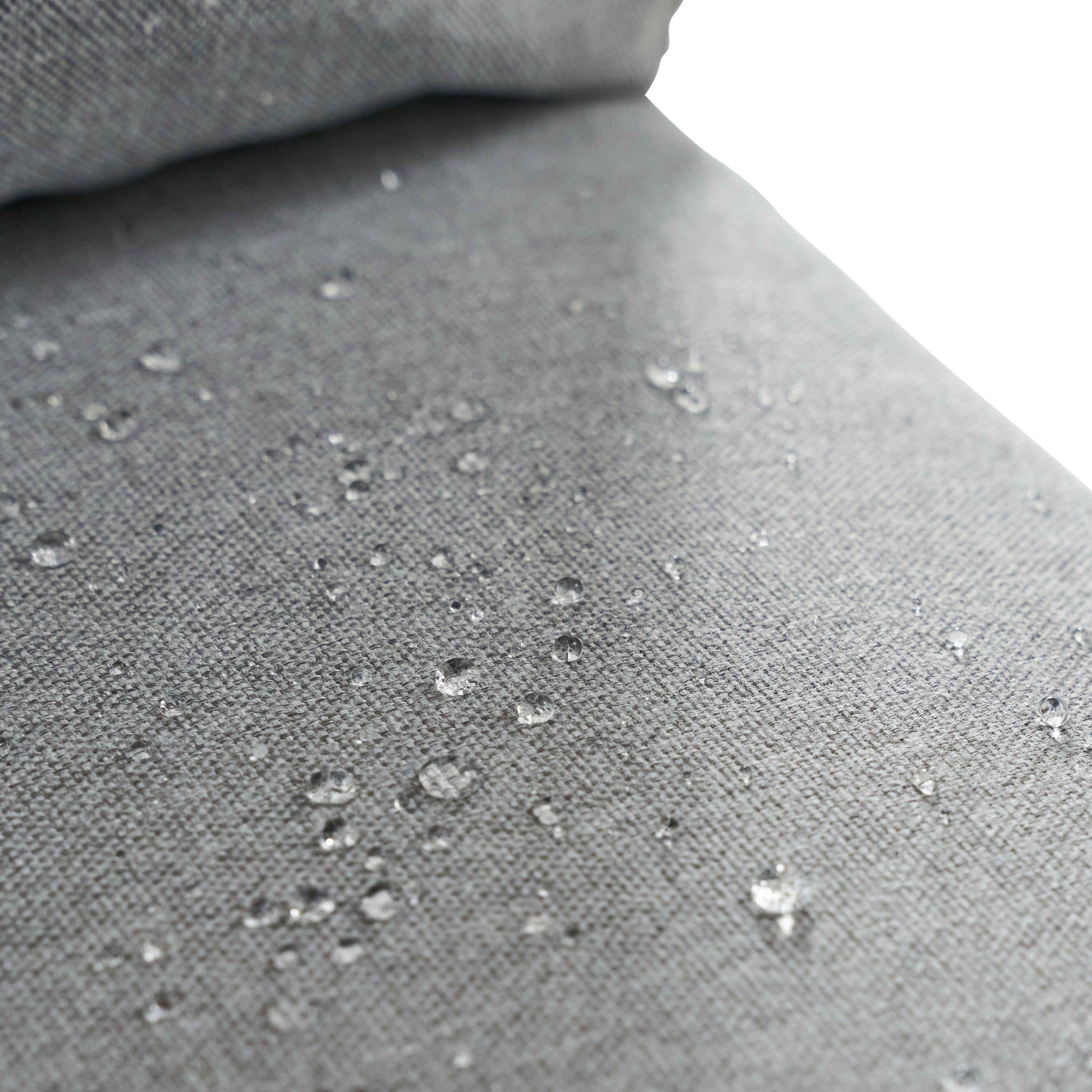 Salotto da giardino angolare per 5 persone antracite Persea NATERIAL con cuscini in poliestere grigio - 13