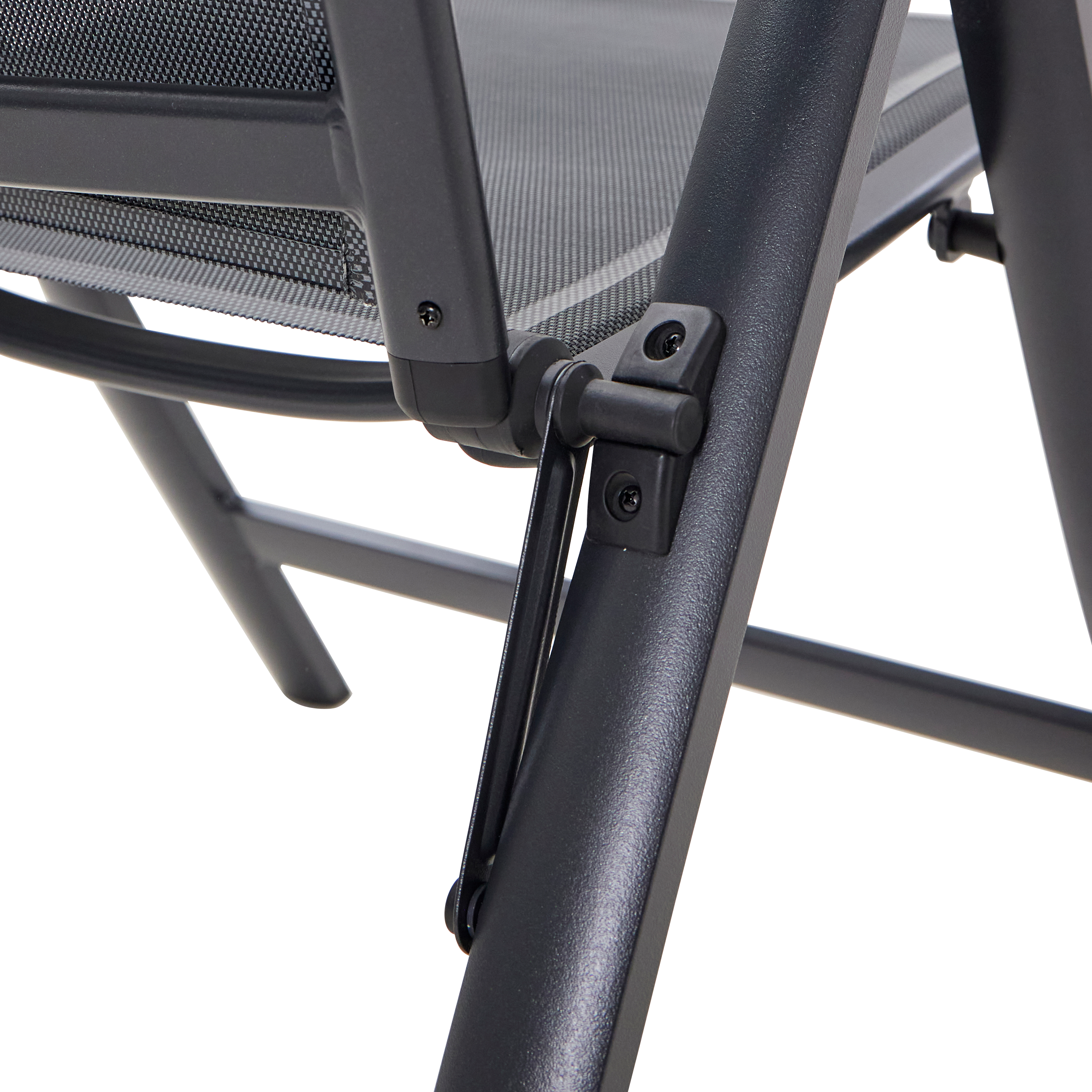 Set de 2 sillones de jardín sin cojín de aluminio Odyssea  gris - 14