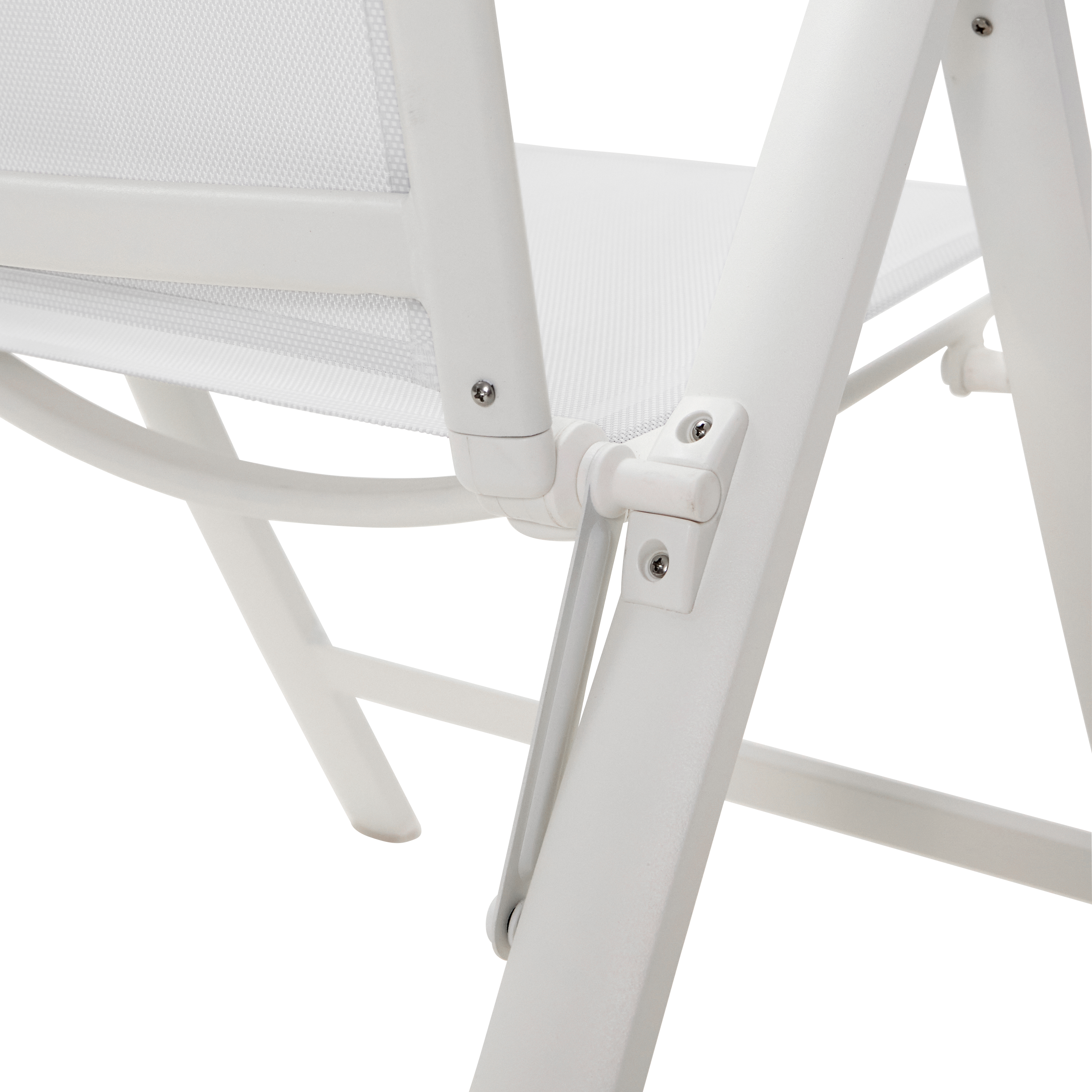 Lot de 2 fauteuils multipositions NATERIAL Odyssea en aluminium blanc - 9