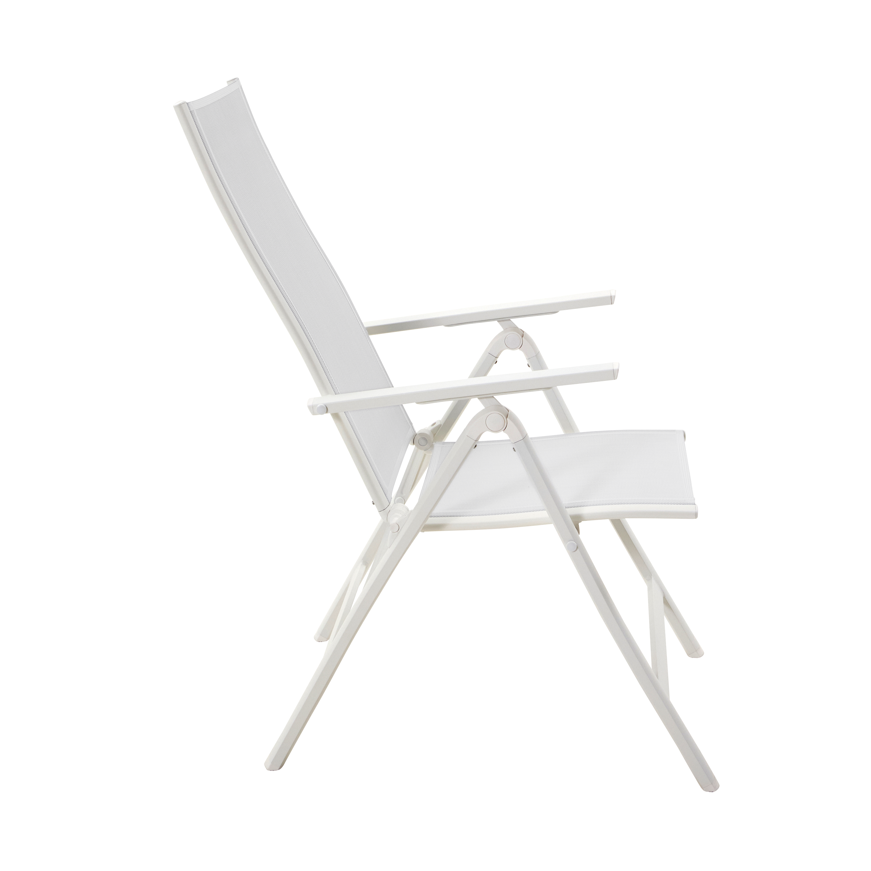 Lot de 2 fauteuils multipositions NATERIAL Odyssea en aluminium blanc - 7