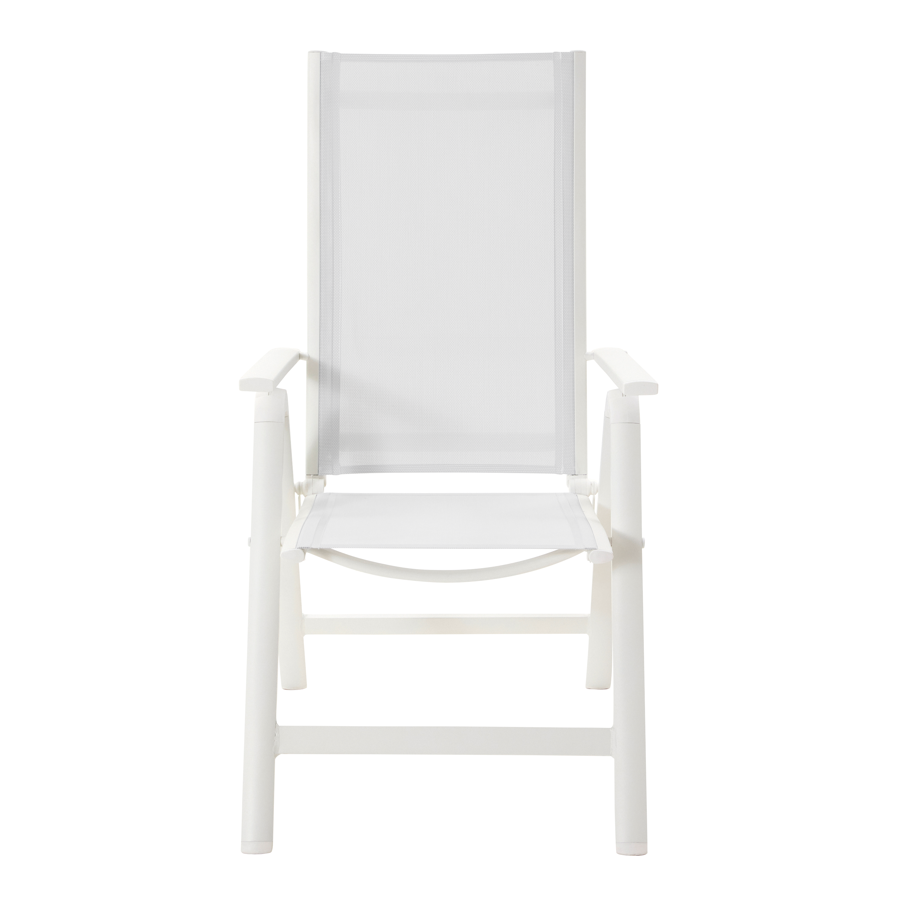 Lot de 2 fauteuils multipositions NATERIAL Odyssea en aluminium blanc - 13