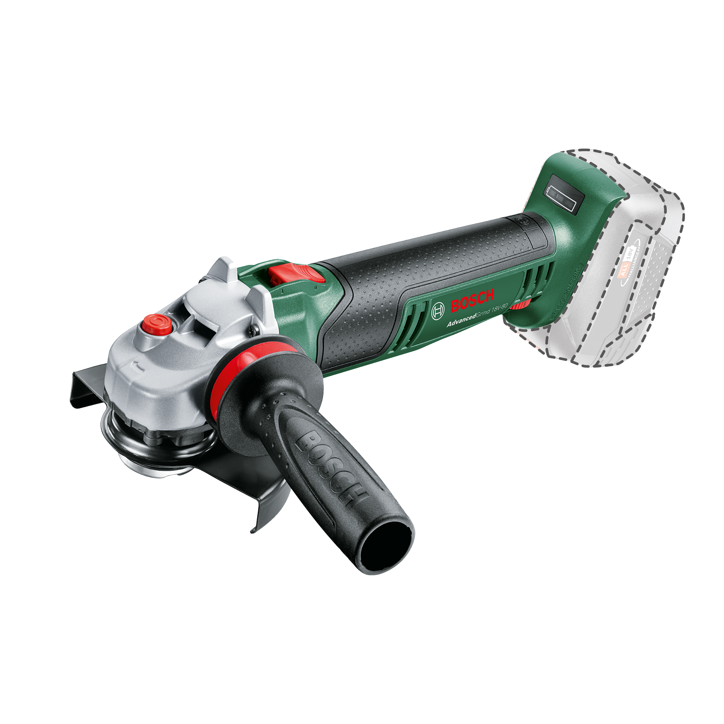 Szlifierka kątowa akumulatorowa 18V 125 mm 0ak AdvancedGrind BOSCH