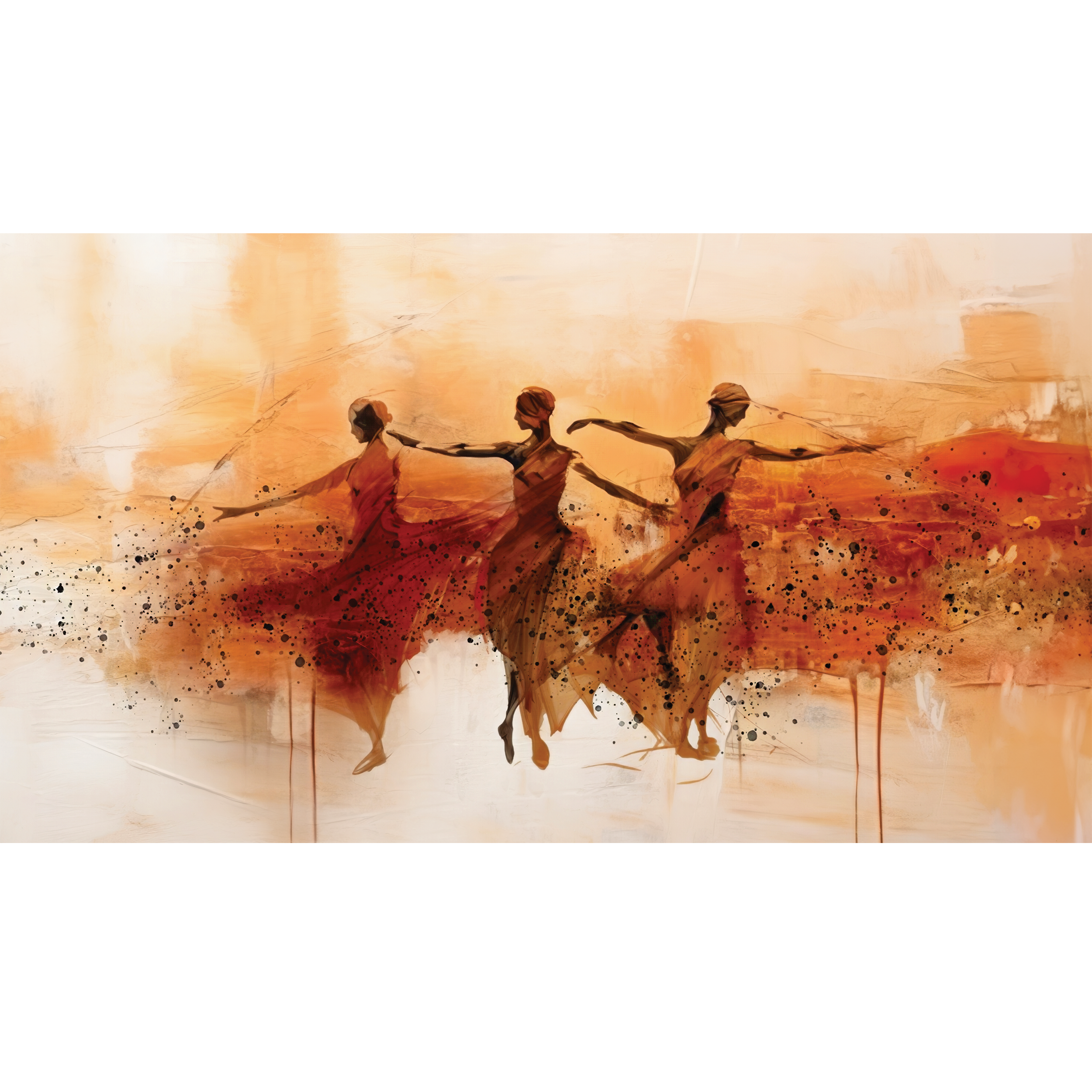 Mural Harmony 500 x 280 cm struktura płótna