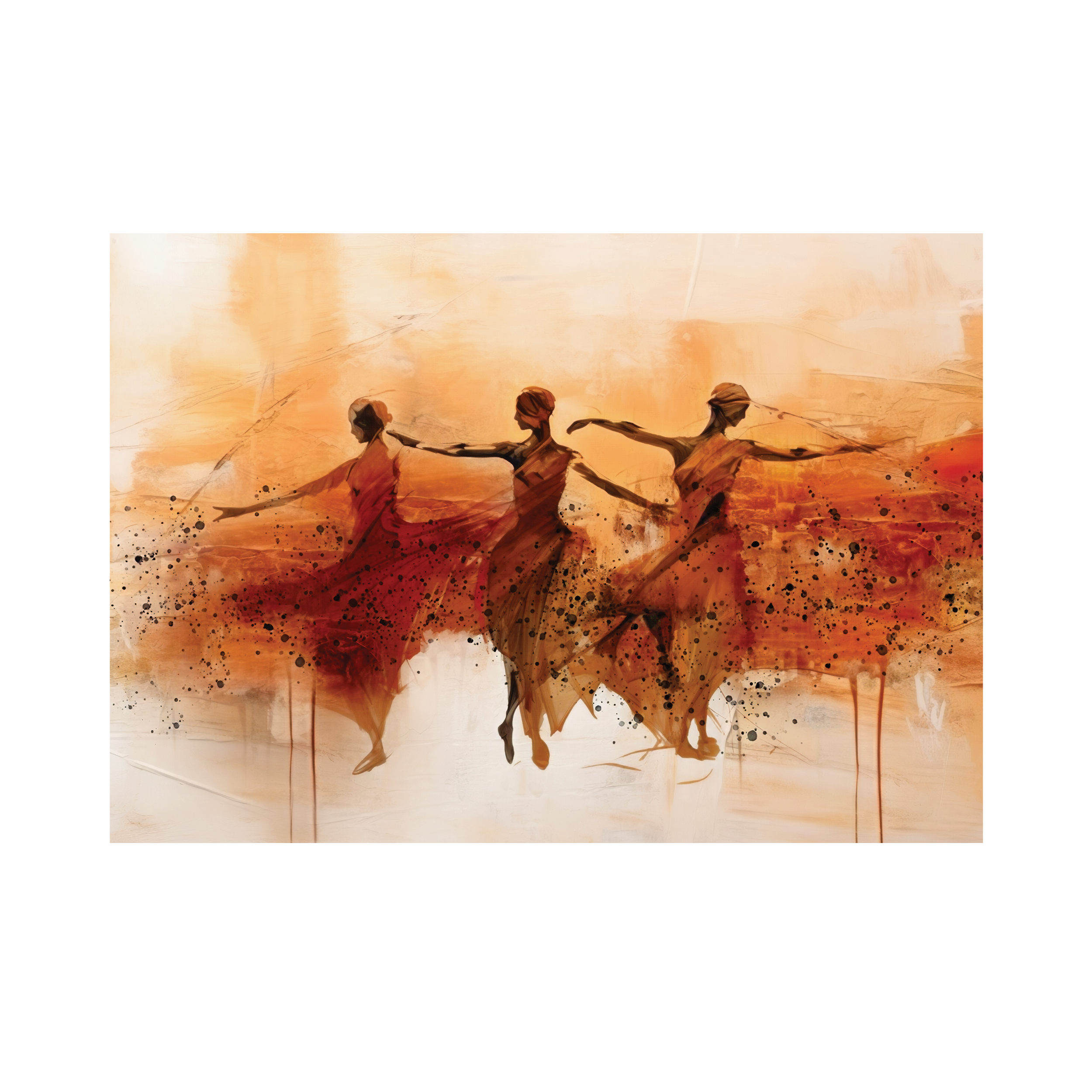 Mural Harmony 400 x 280 cm struktura płótna