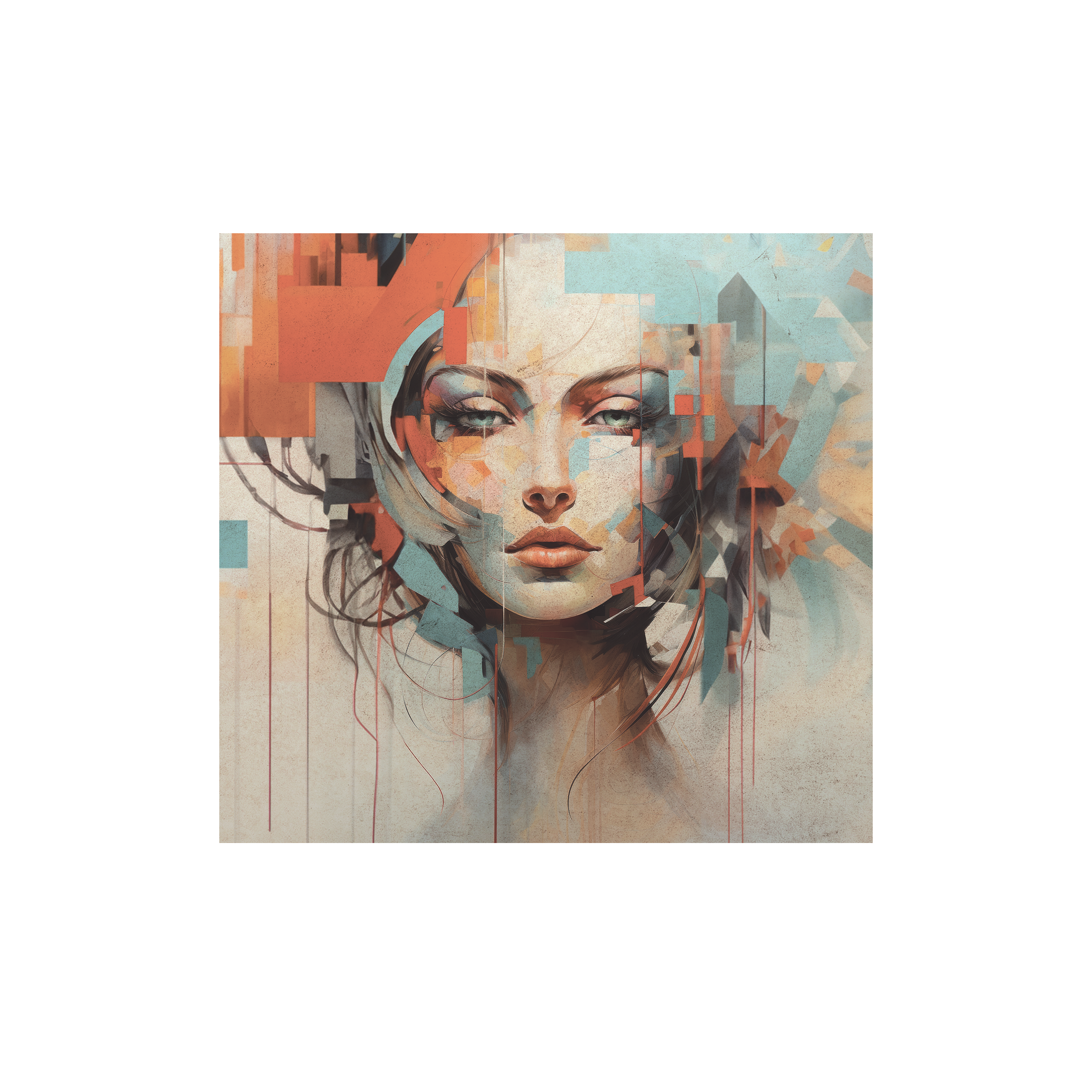 Mural Modern 300 x 280 cm delikatna struktura