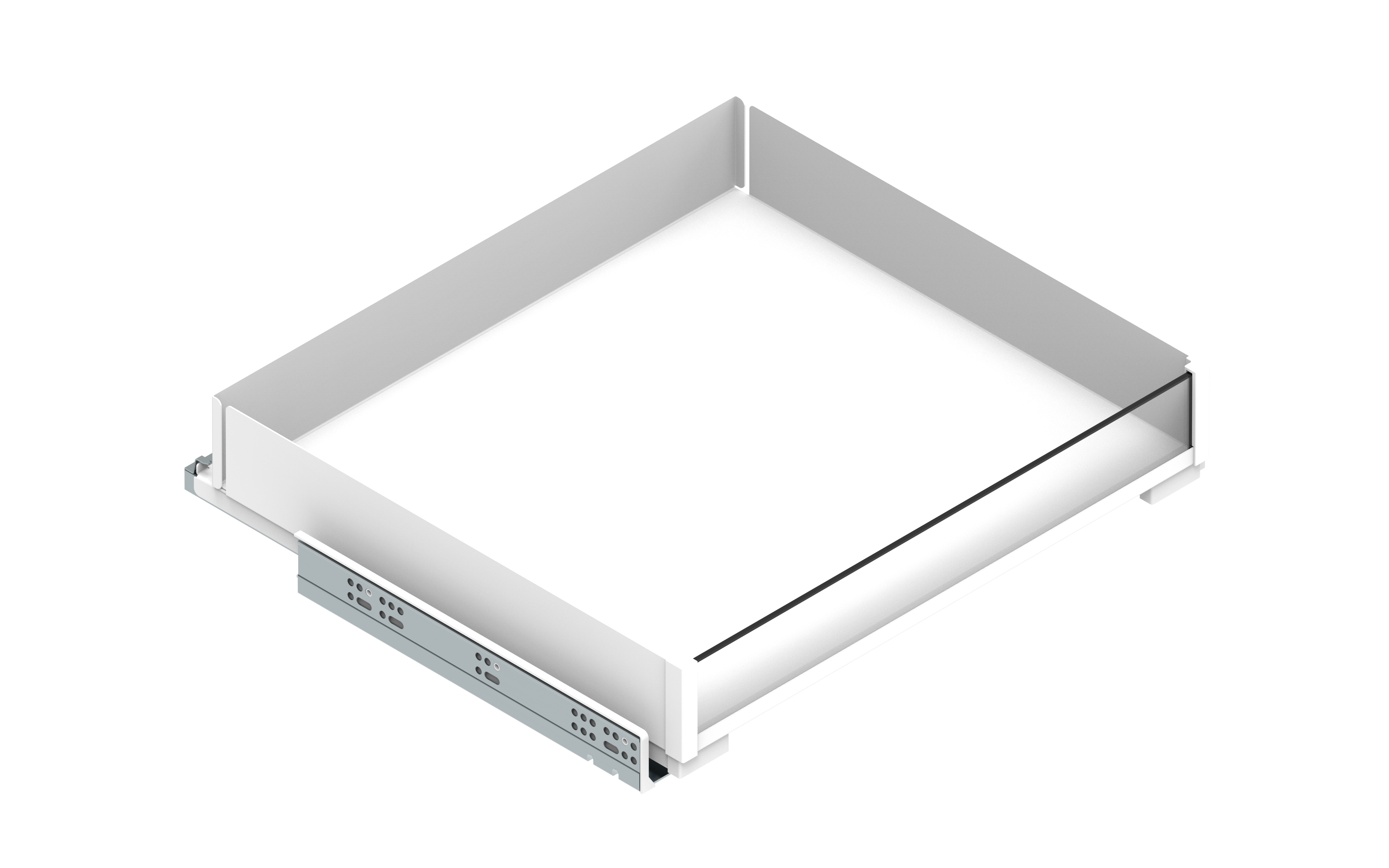 Szuflada wewnętrzna Maxima Puro 60 x 8 x 48 cm biała Rejs