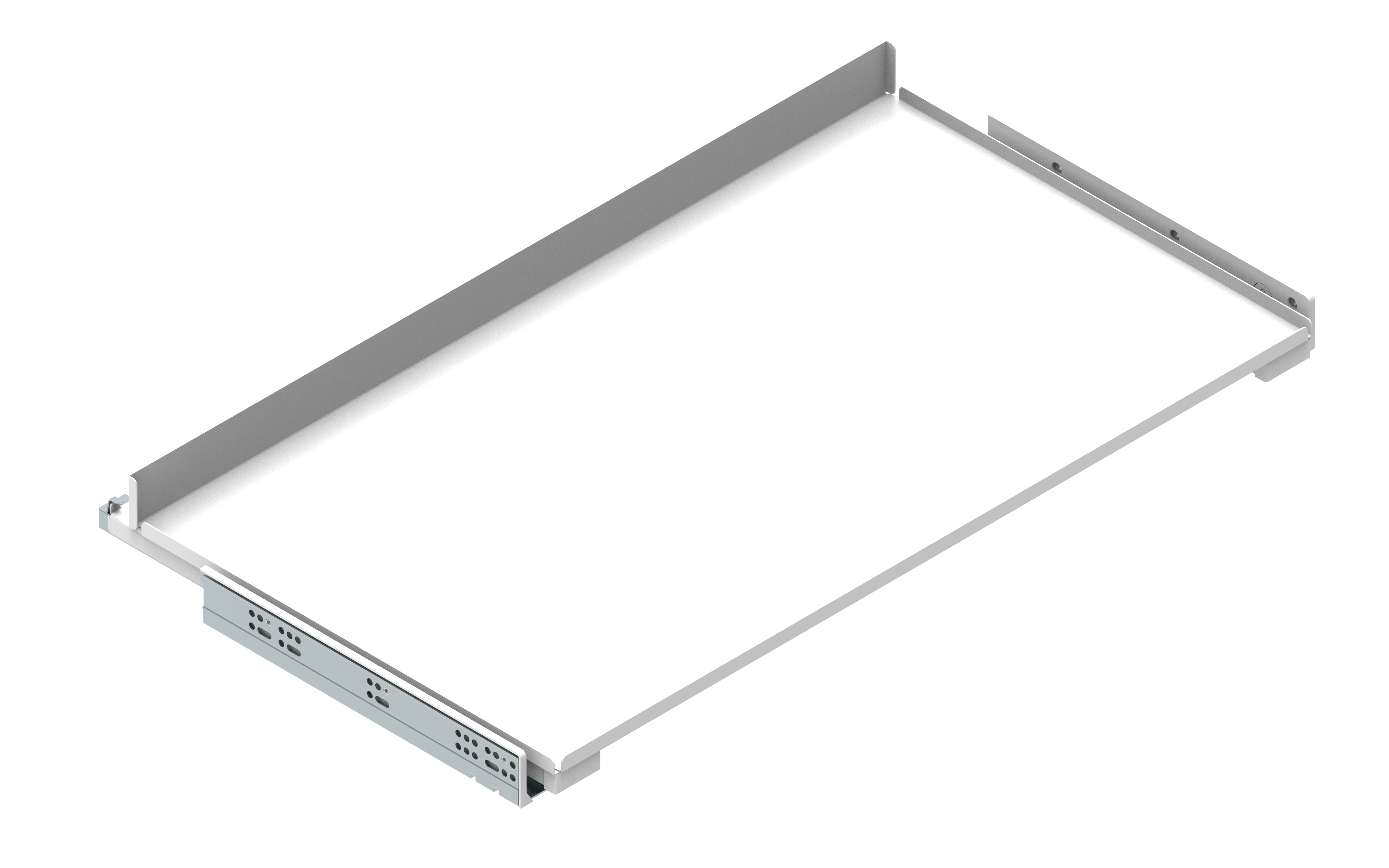 Szuflada wewnętrzna Maxima Puro 90 x 5 x 48 cm biała Rejs