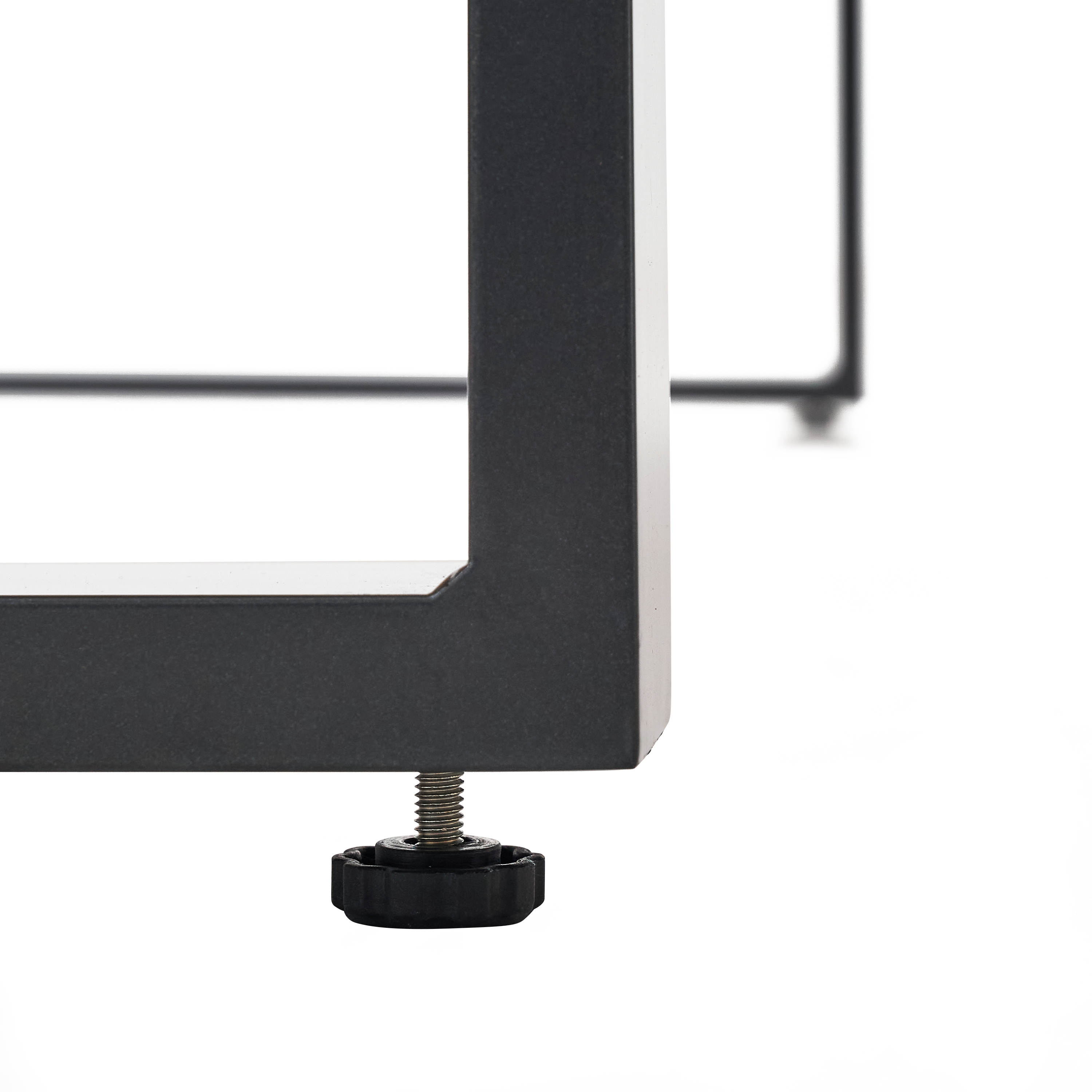 Mesa de jardín de comedor de aluminio Sirokos de 100.5x75x210 cm - 10