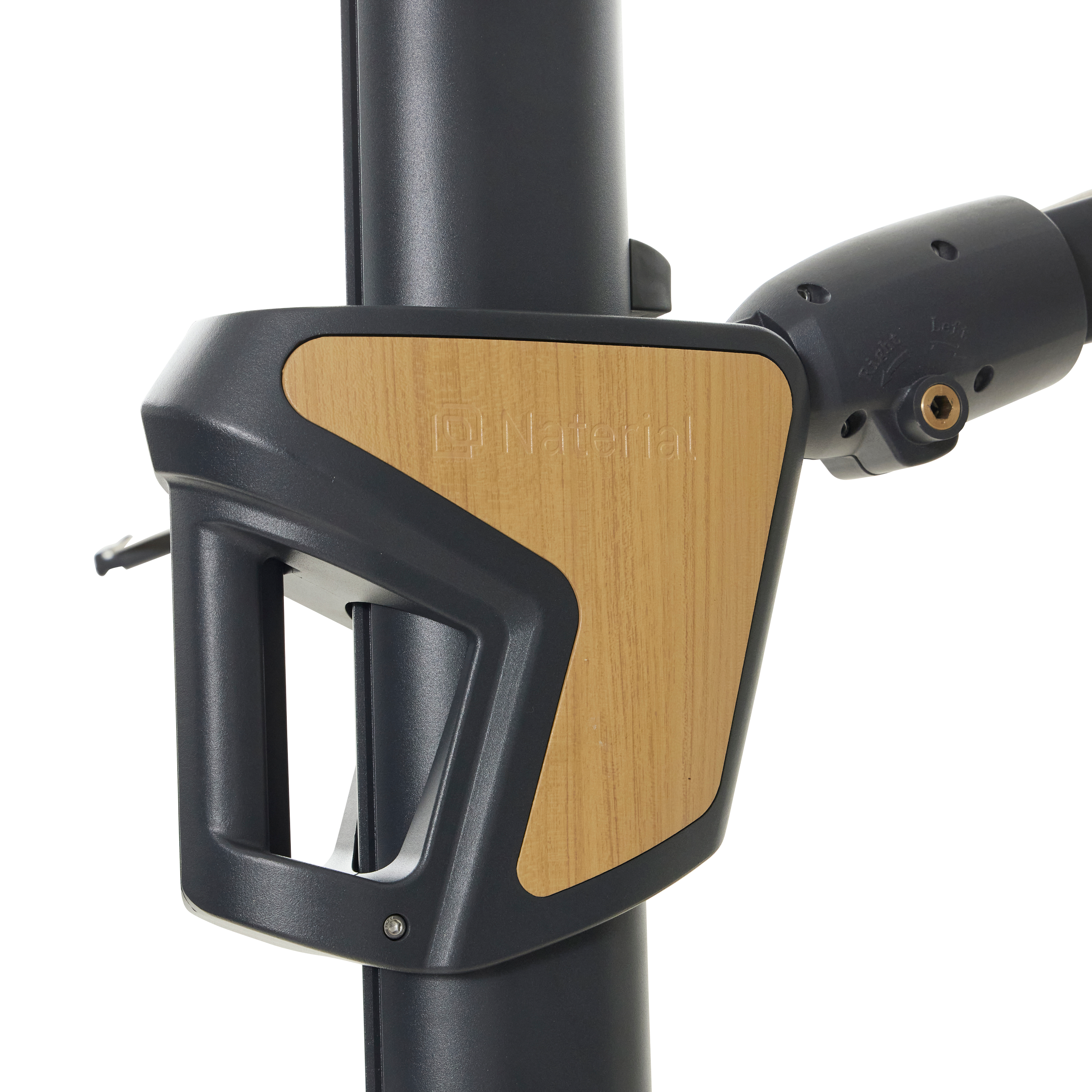 Chapéu de sol excêntrico LED alumínio 350x350 cm bege Naterial Odyssea Premium - 17