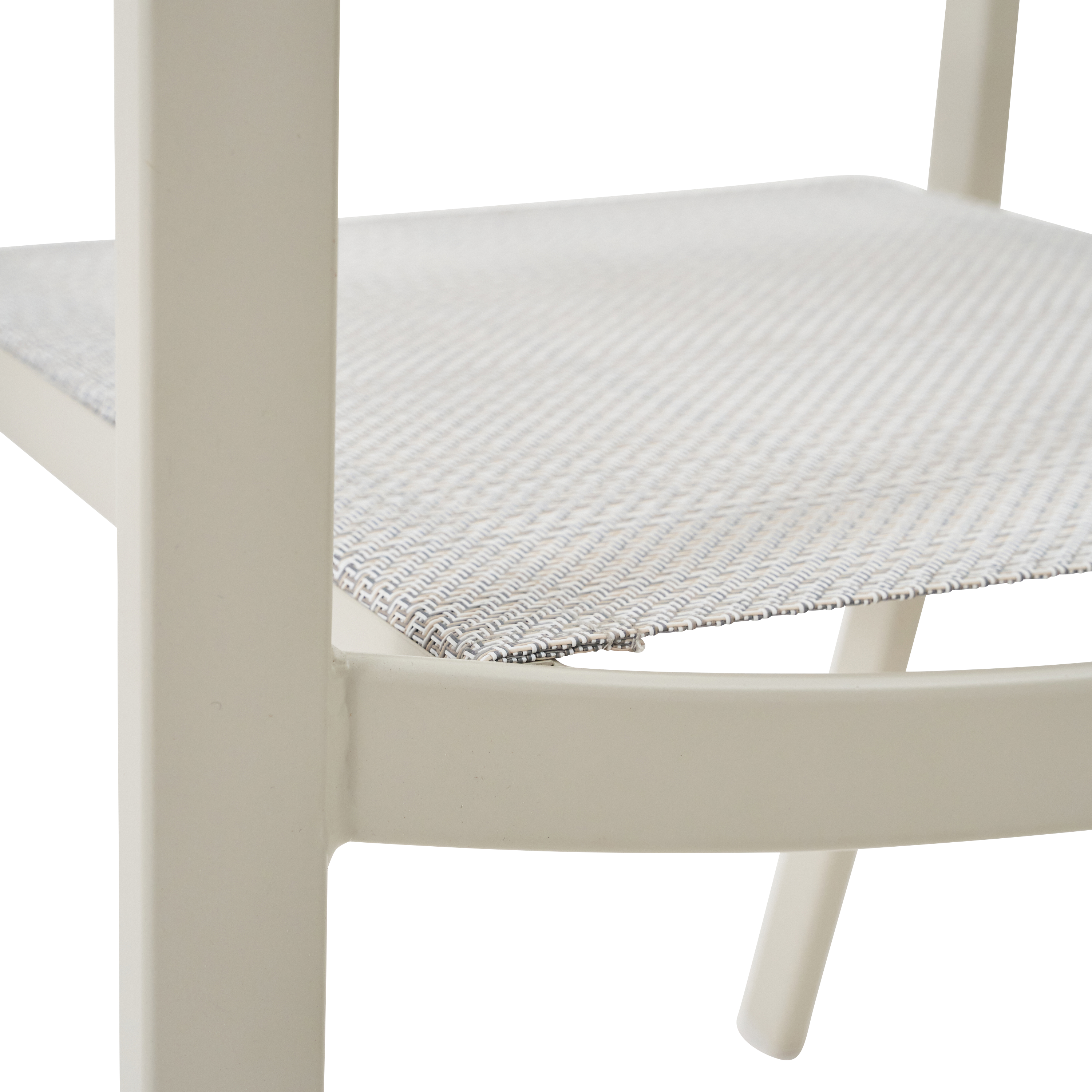 Sillón de jardín sin cojín de aluminio Oris beige - 10