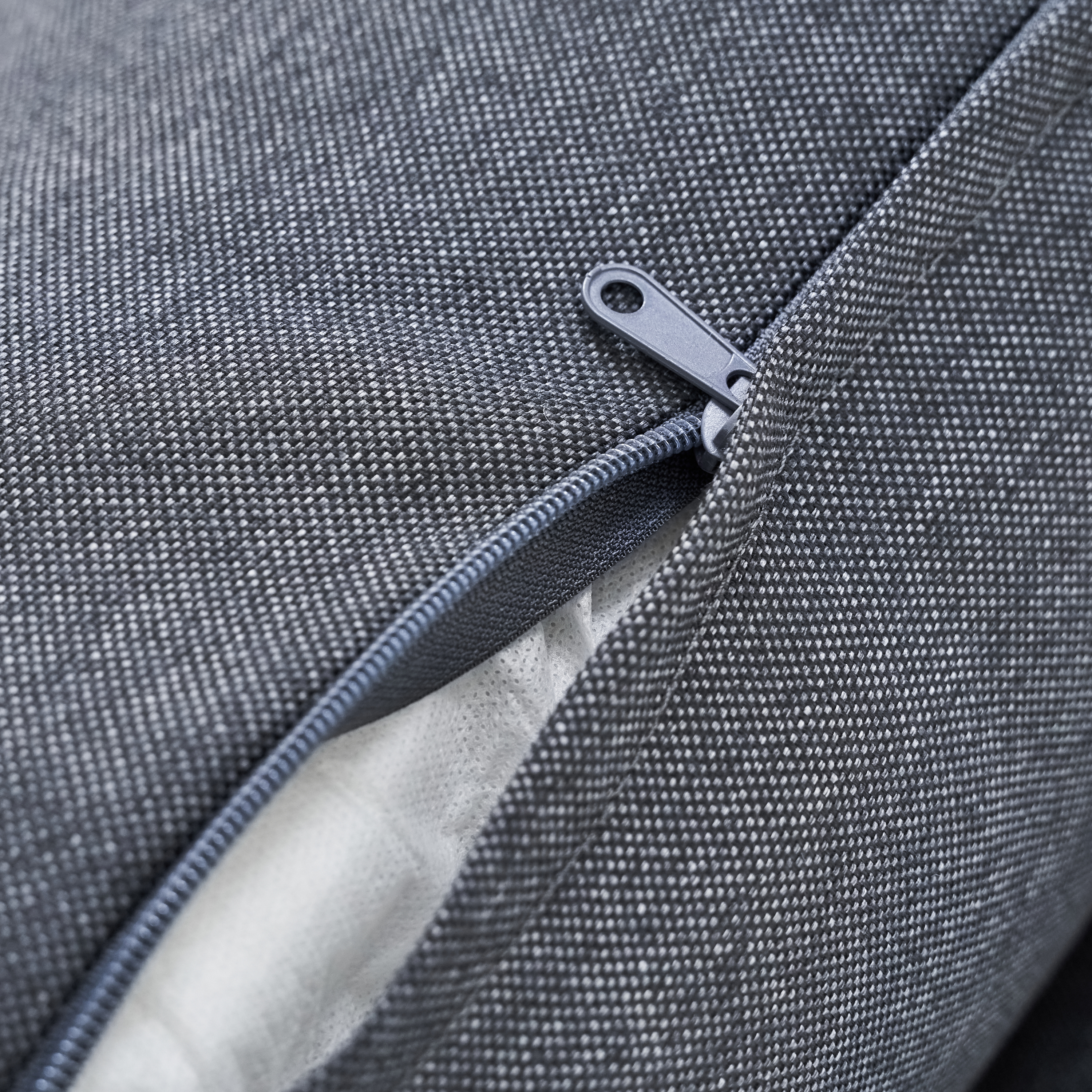 Salon bas Fuji en acier et résine gris anthracite - 9