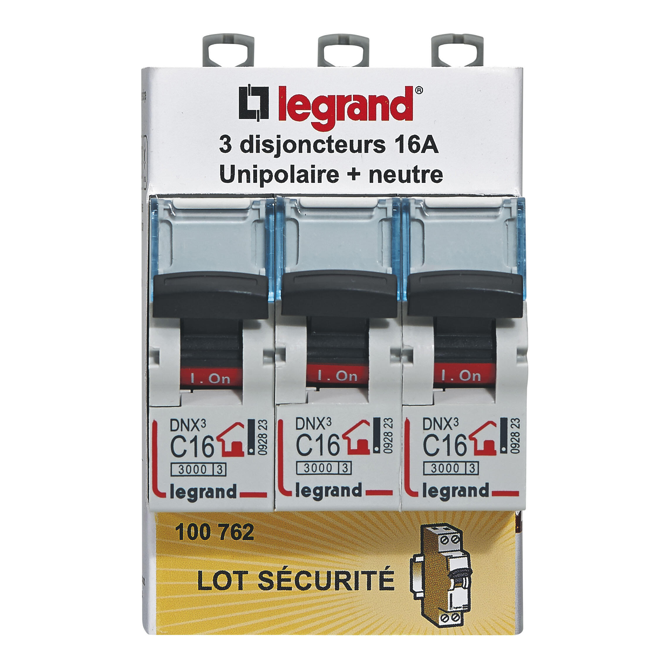Disjoncteur unipolaire Dnx3 LEGRAND 16 A - 2