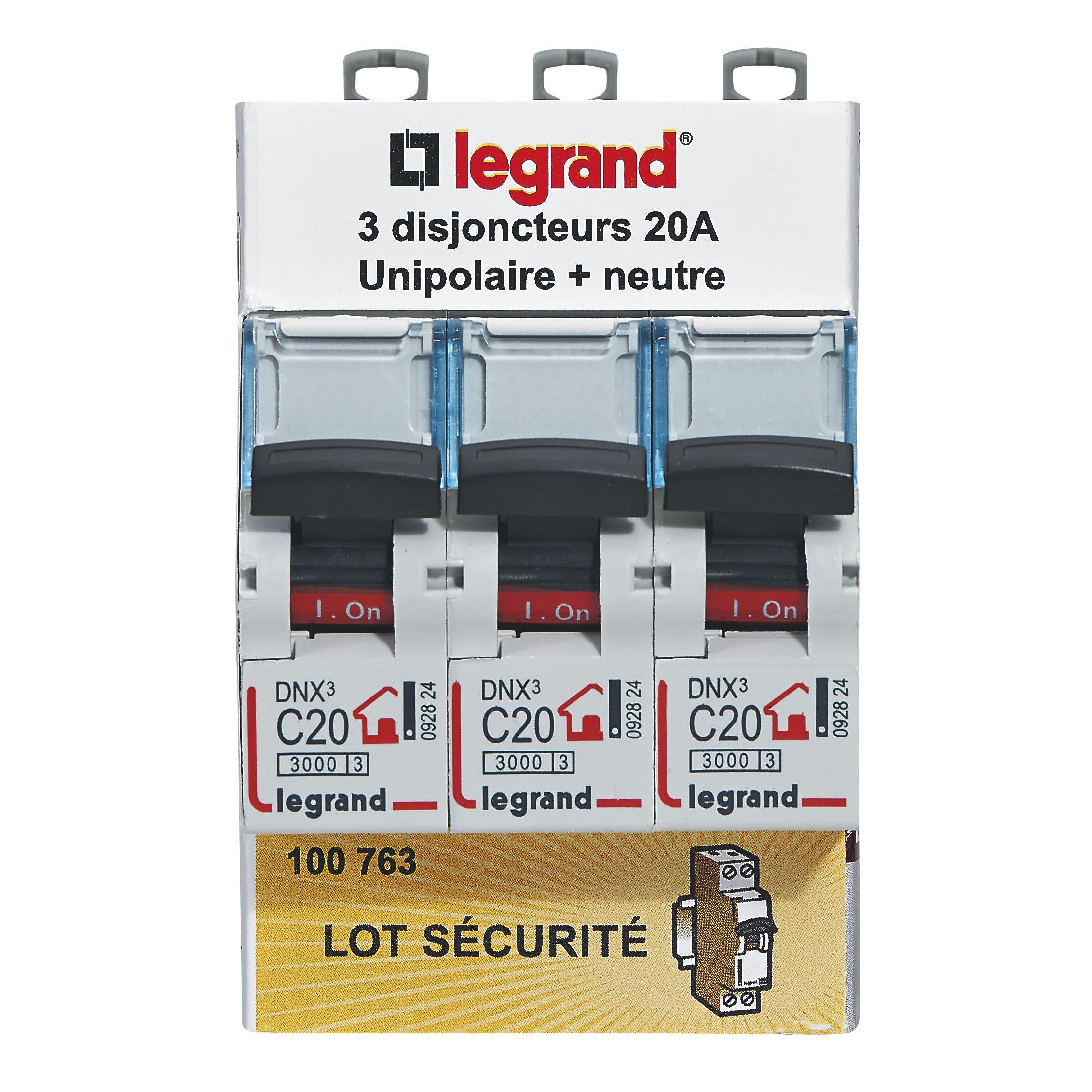 Disjoncteur Monophasé 20A DNX3 LEGRAND - 2