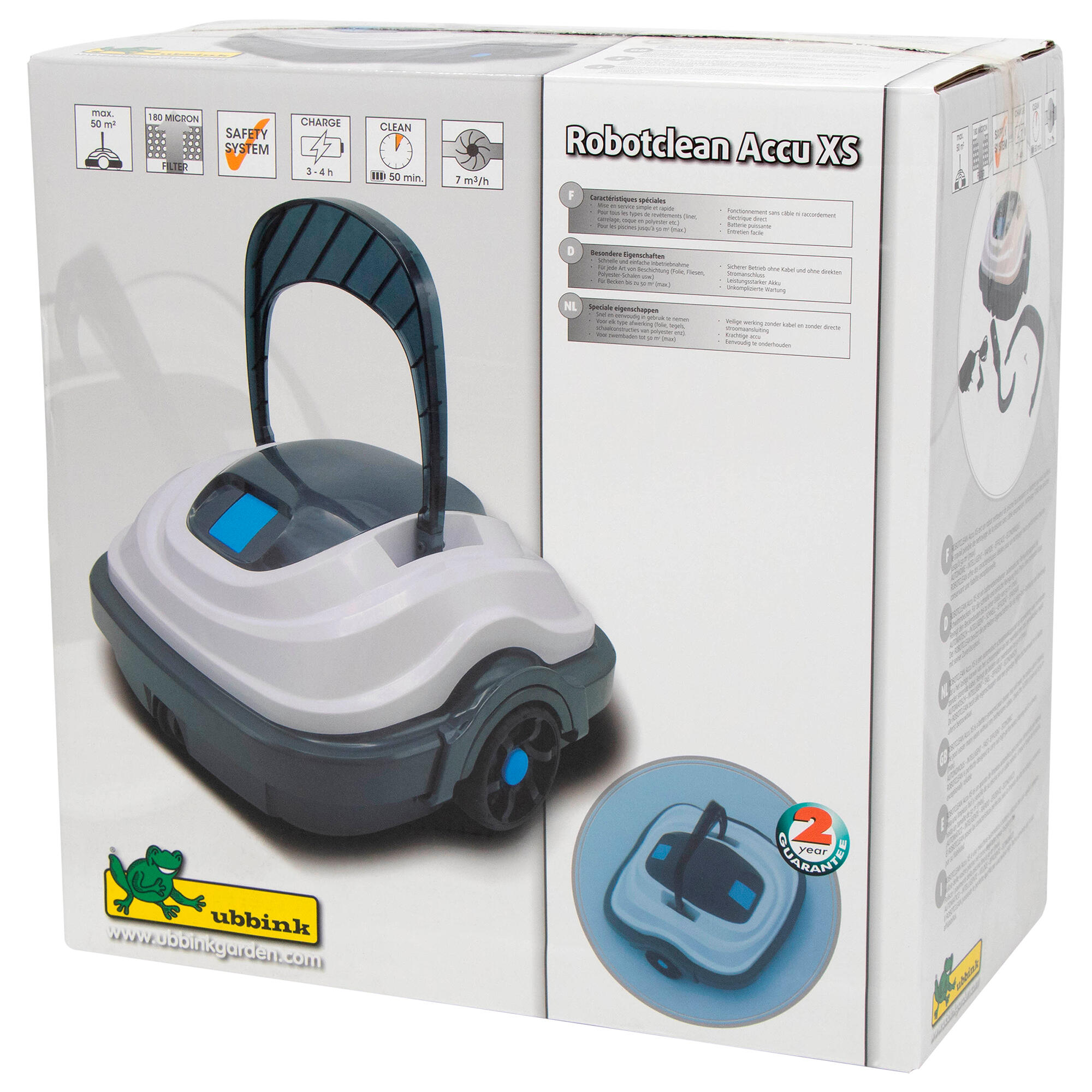 Robot de piscine batterie ROBOTCLEAN ACCU XS UBBINK - 3