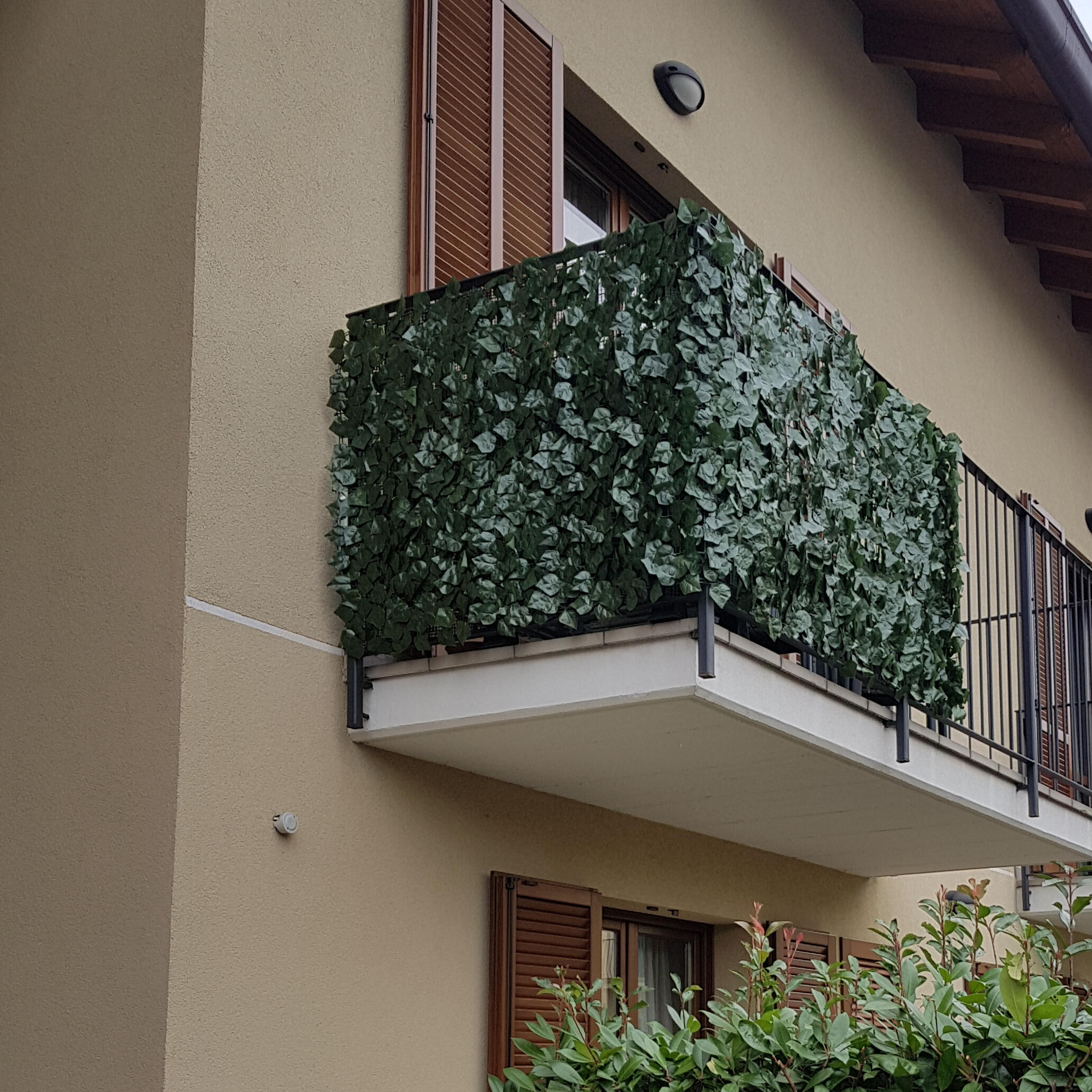 Siepe artificiale Edera Divy 3D in poliestere, verde H 1 m x L 3 m - 2