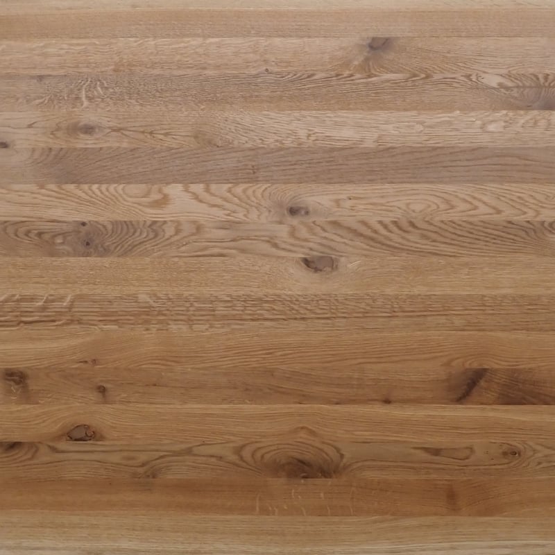 Blat do stołu dąb rustykalny olejowany naturalna krawędź 4 x 80 x 80 cm ICF Wood