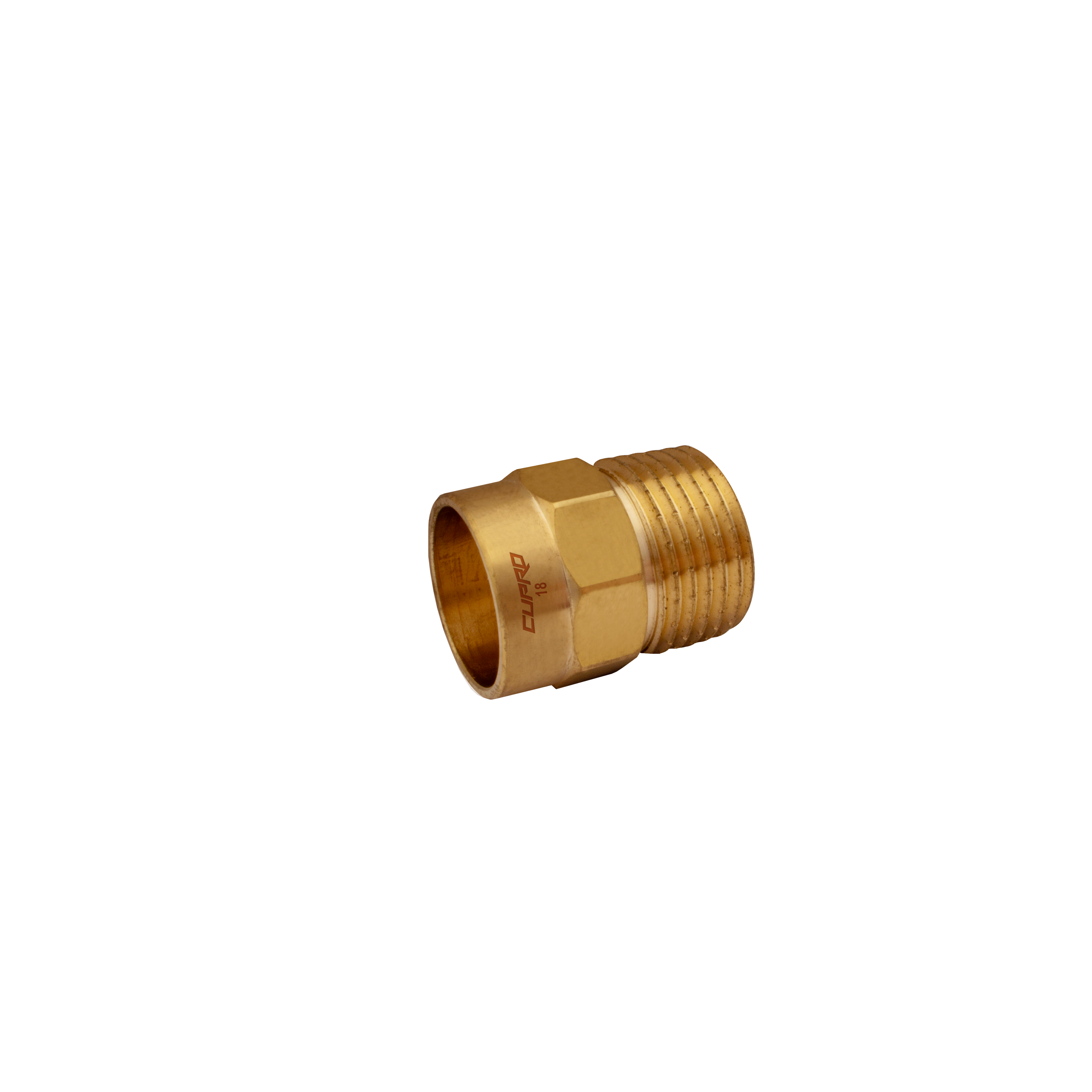 Nypel GZ 18 mm-1/2" L CUPRO