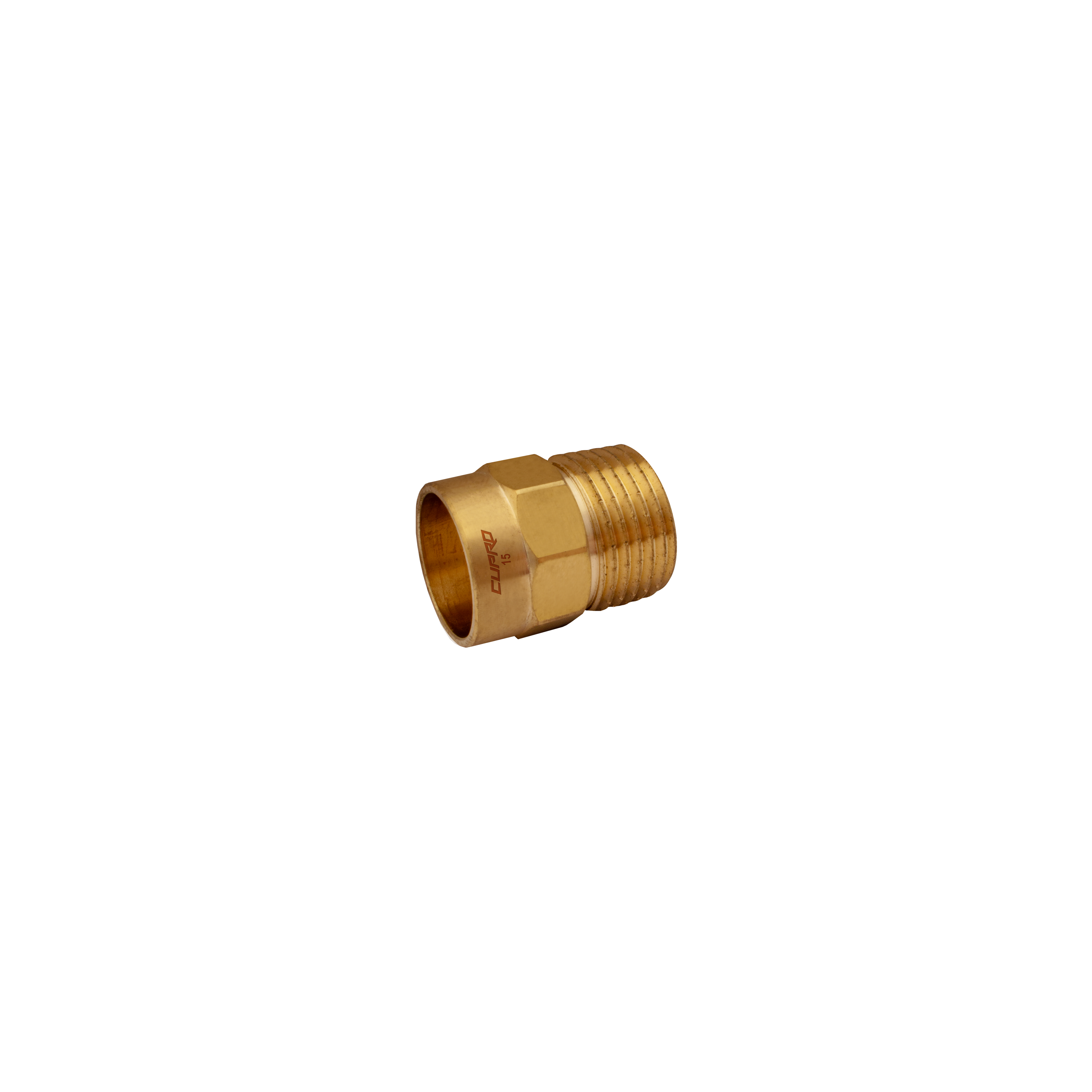 Nypel  GZ 15 mm-1/2" L CUPRO