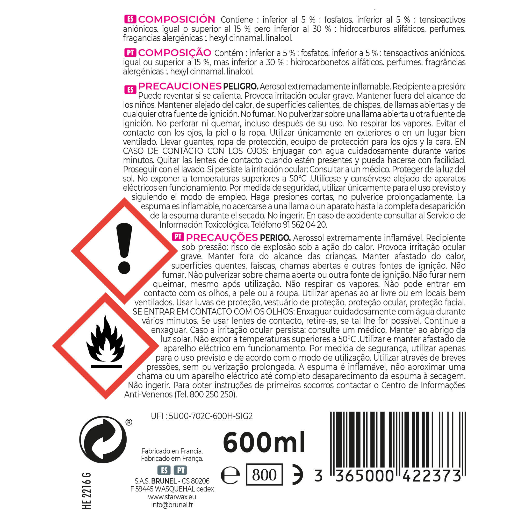 Limpiador Express STARWAX de 0.6L - 4