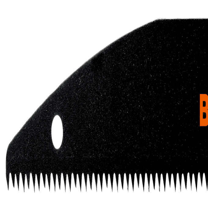Scie denture coupe tirant lame revetement anti friction bois jardin bahco bacho