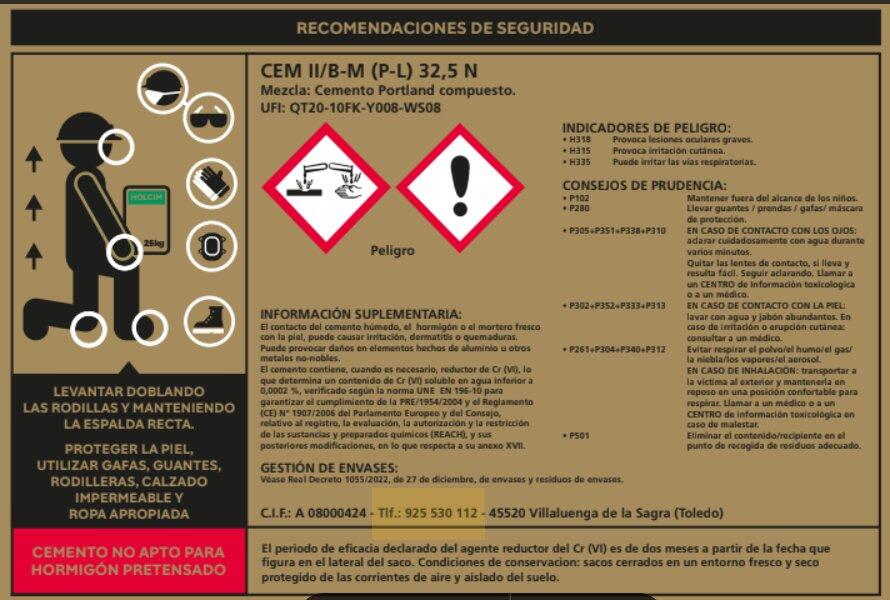 Cal natural NHL 3,5 LAFARGE 25 kg - 2