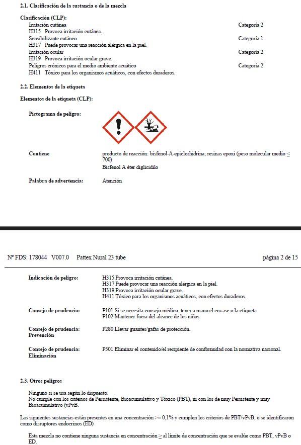 Pegamento universal PATTEX Nural 23 22 ml transparente para cerámica, bi componente para mezclar, se puede pintar, resiste a las torsiones. Para pegar y reparar un material roto. - 9
