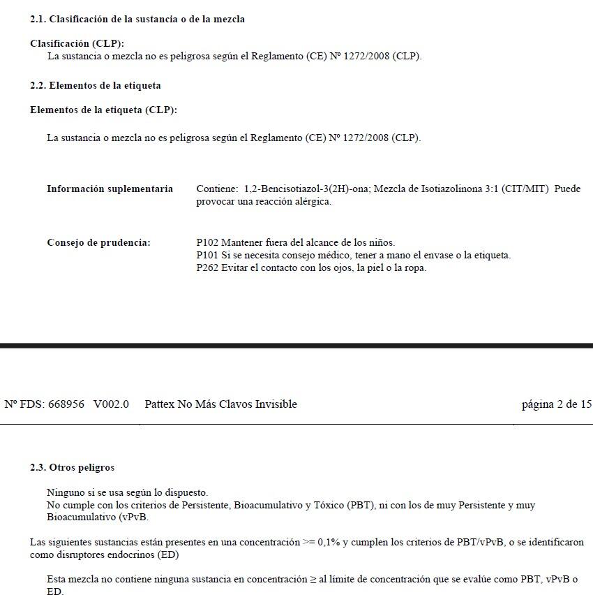 Adhesivo de montaje PATTEX No Más Clavos Invisible 120 gr transparente, resiste a las heladas. Para fijar un material a una superficie. - 10