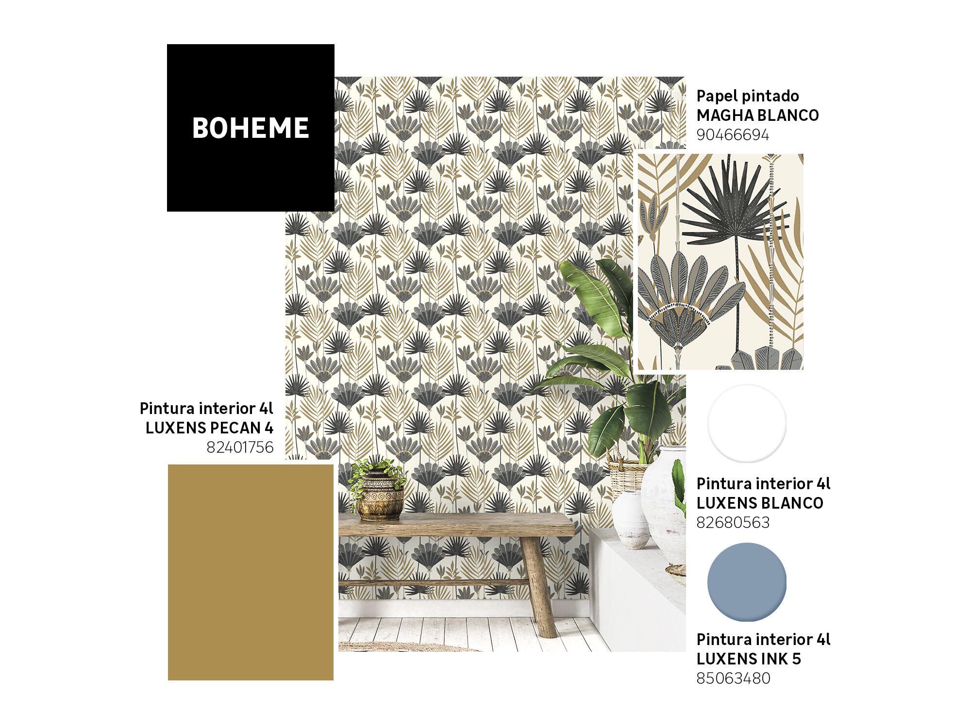 Pintura de interior salones y habitaciones LUXENS color pecan 4 mate 4L para paredes y techos - 8