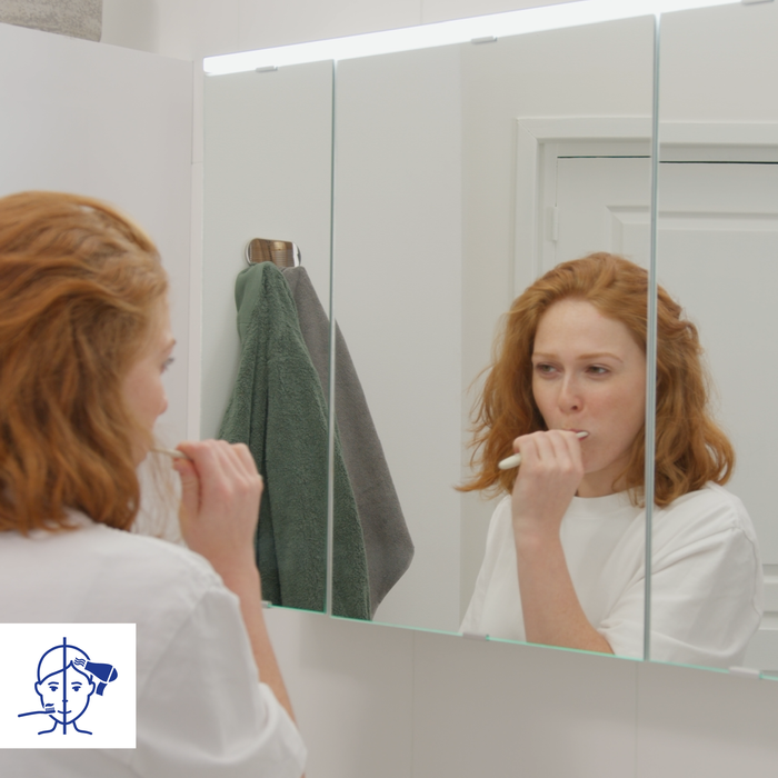 ambiance armoire de toilette led essential sensea