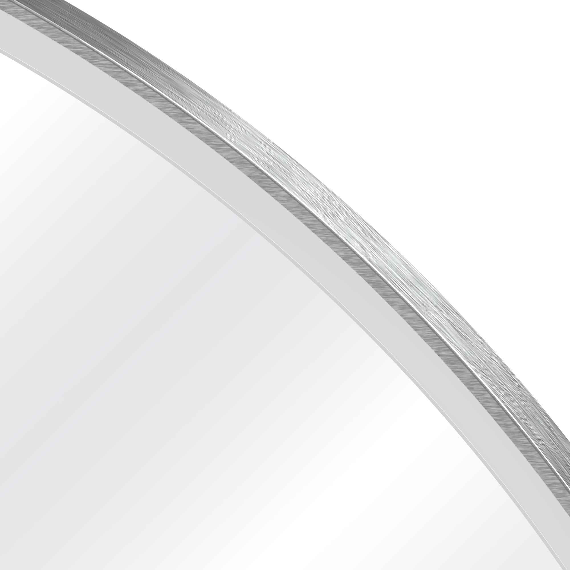 Miroir lumineux rond Diam.100 cm Neo frame, cadre chromé - 7