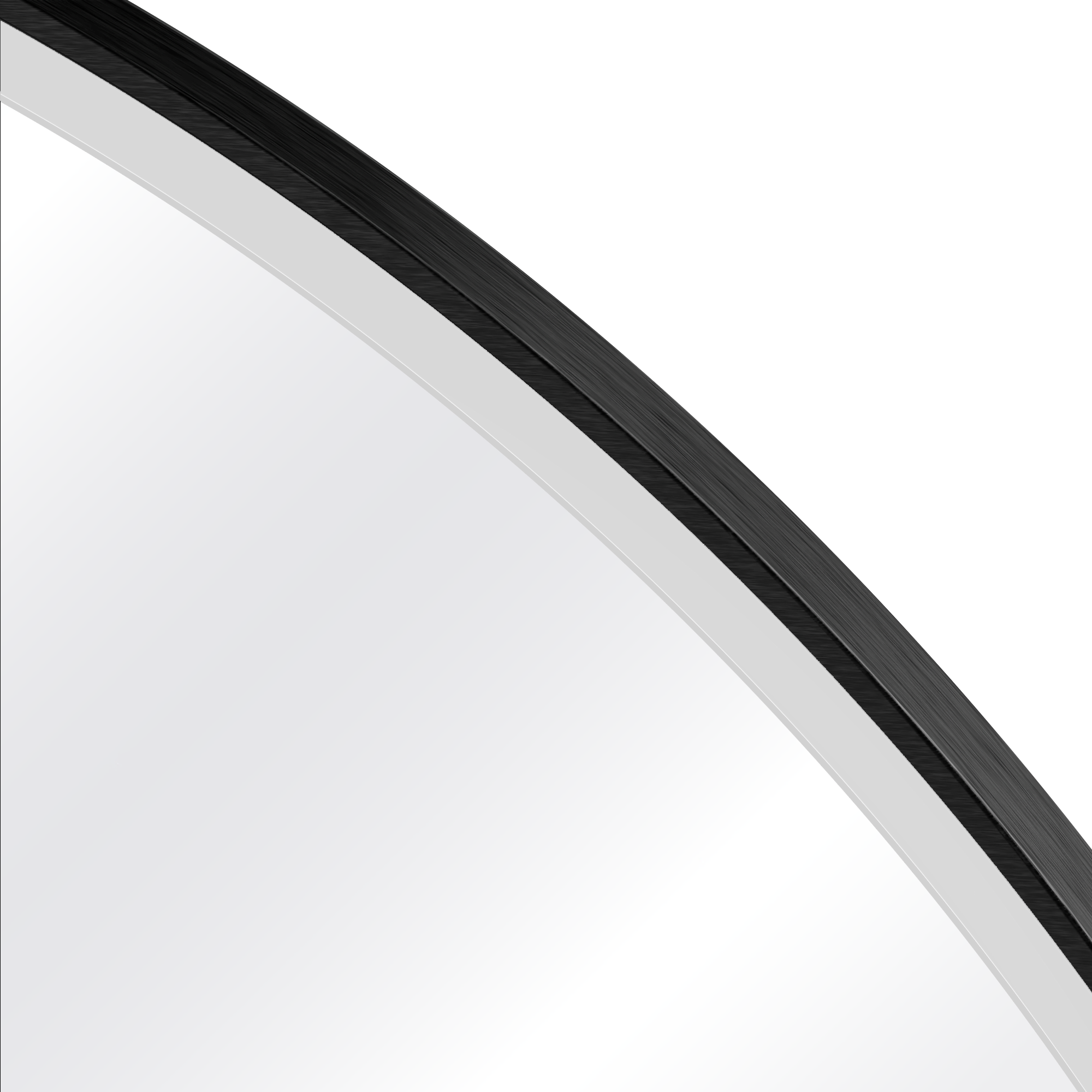 Espejo de baño con luz LED ambiente,  frontal, ,  New Frame negro con antivaho, táctil 100x100 cm - 8