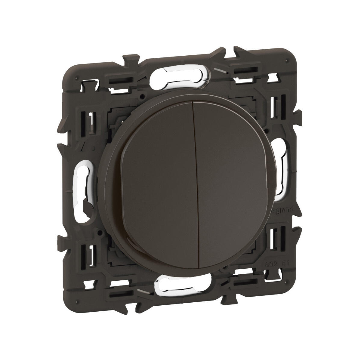 Double interrupteur, LEGRAND Céliane, noir - 2