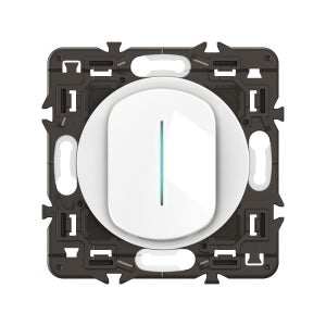 SCHNEIDER ELECTRIC Variateur de lumière universel en 2 ou 3 fils 3W 100W (LED) Odace - S520519