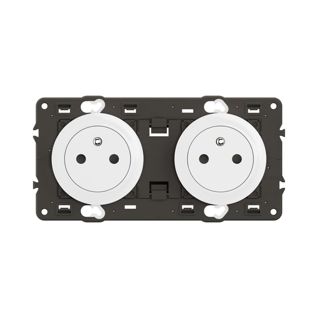 Bloc 2 prises à assembler Céliane, LEGRAND blanc