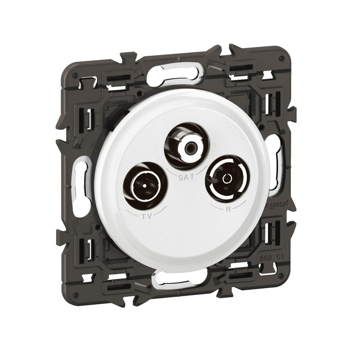 Prise TV / SAT à assembler Céliane, LEGRAND blanc - 2