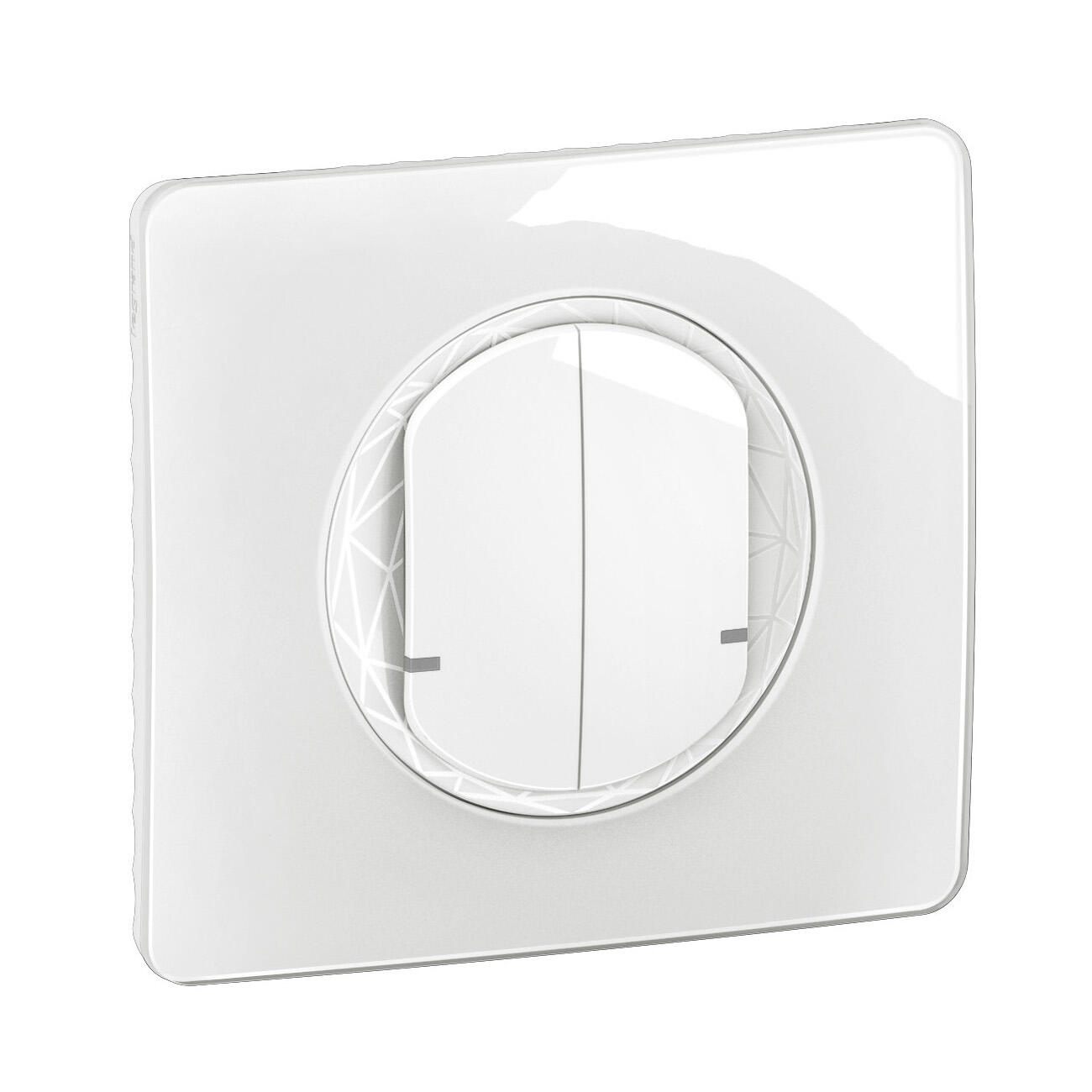 Interrupteur double connecté, LEGRAND, Céliane with Netatmo, blanc - 2