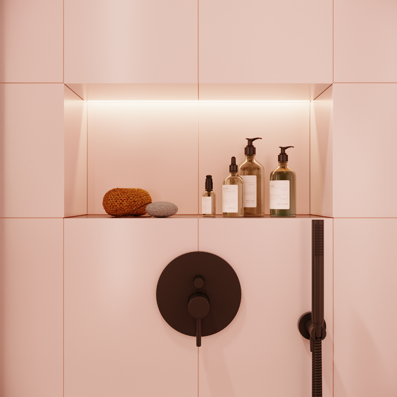 Glazura Perla Pink 30x60 Ceramika Color - 5