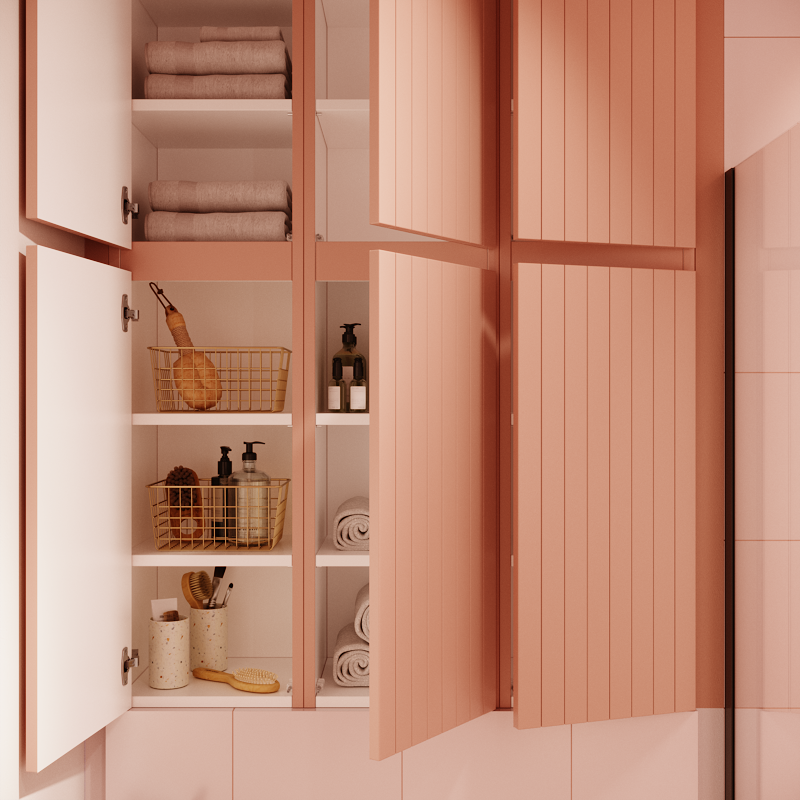 Słupek łazienkowy Iconic Rose 35 x 160 Comad - 2