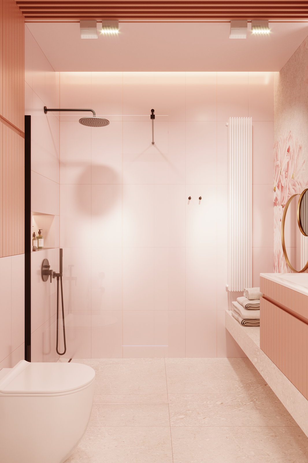 Glazura Perla Pink 30x60 Ceramika Color - 3