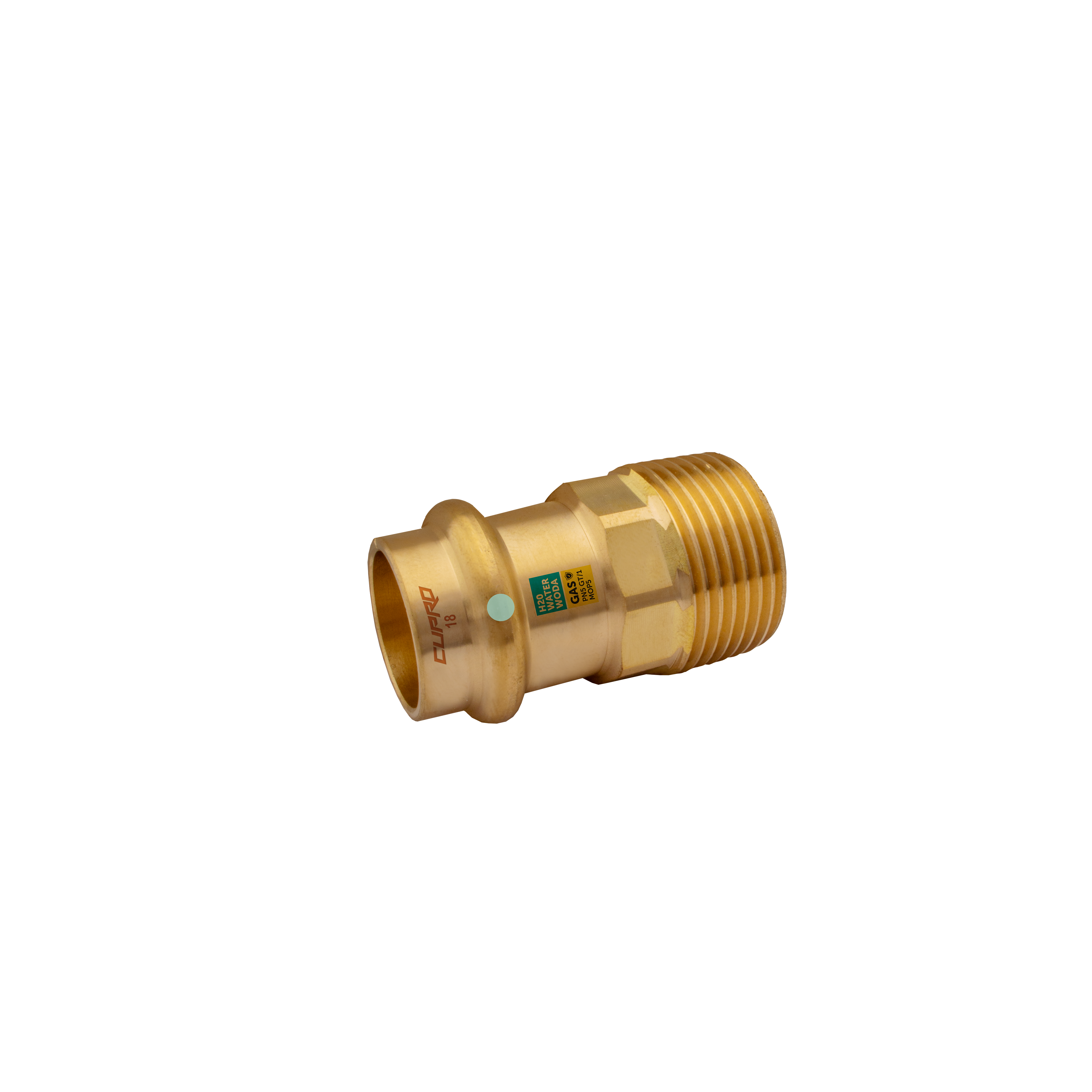 Nypel GZ 18X3/4" wody i gazu Z CUPRO