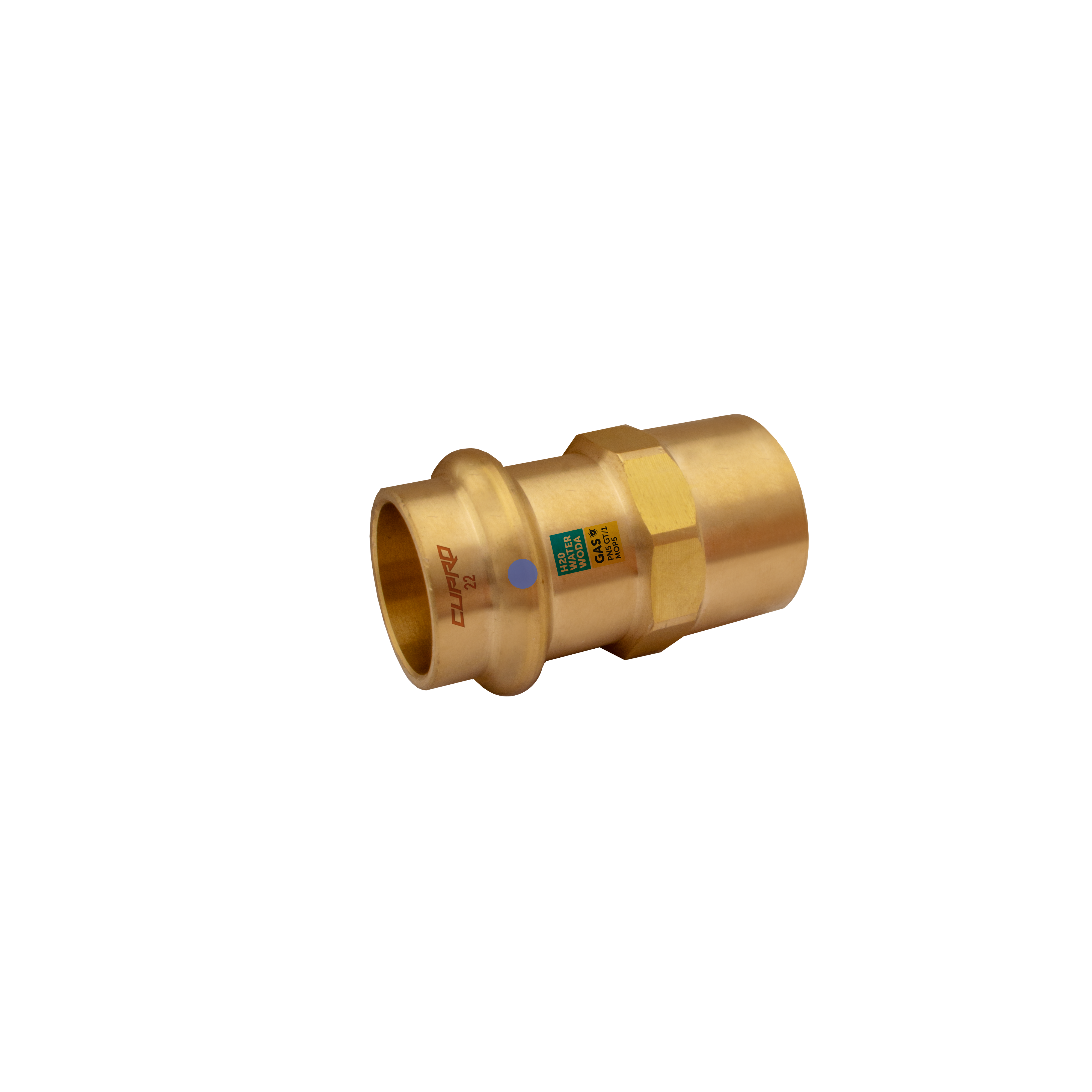 Mufa GW 22X3/4" do wody i gazu Z CUPRO