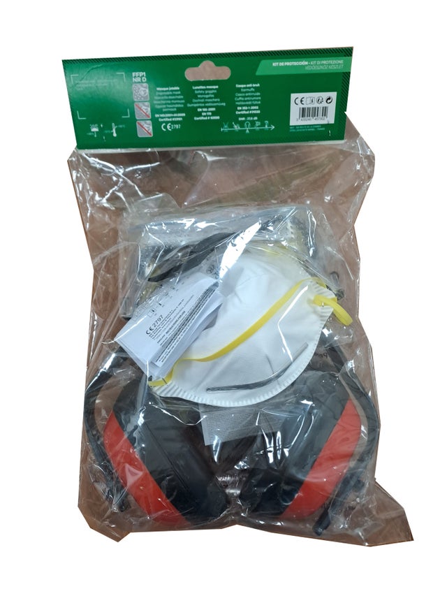 Kit de protection casque, masque et lunettes COVERGUARD P45730