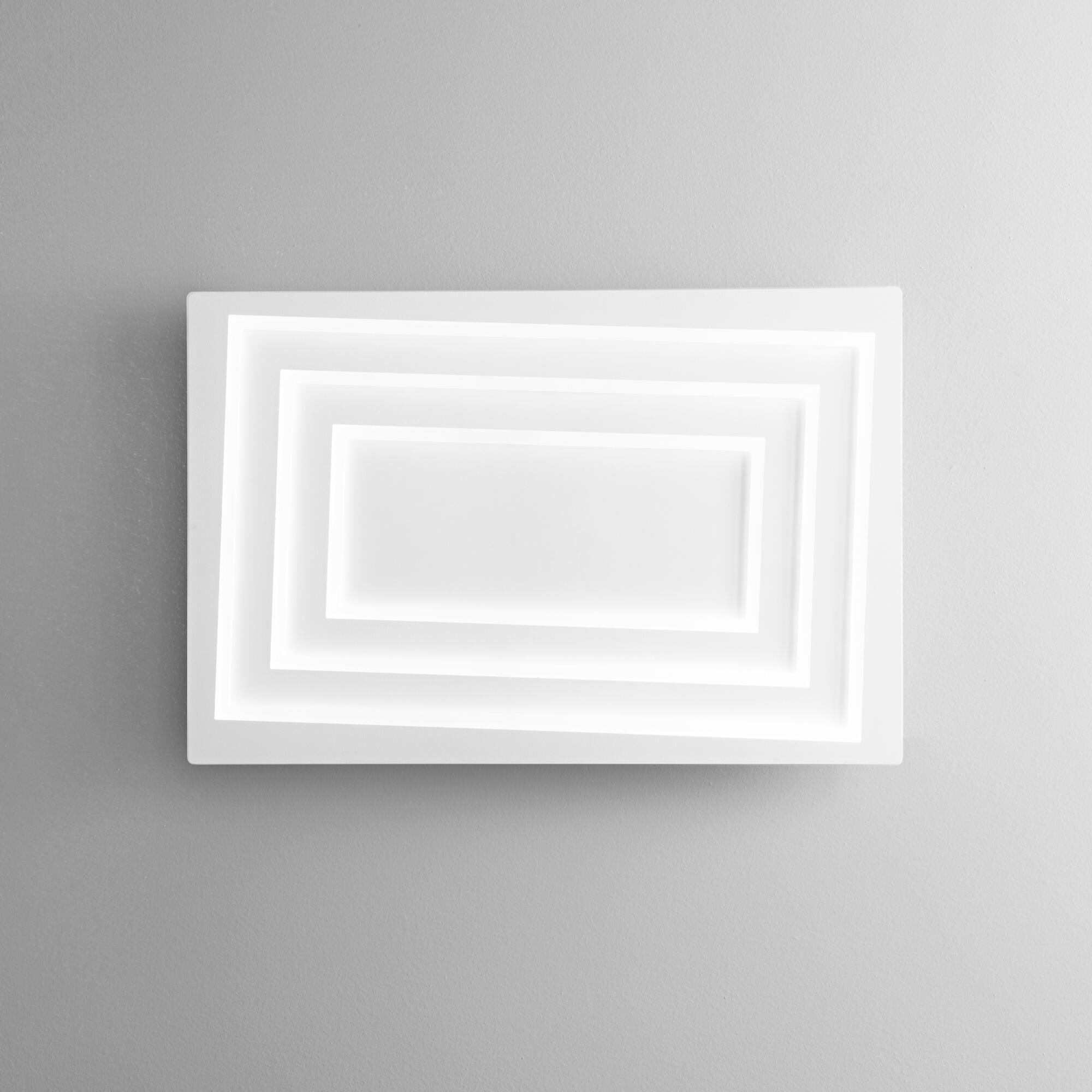 Plafoniera LED LED-HYPNOTIC-PL60X40 bianco IP20 cct da bianco caldo a bianco freddo con regolazione di temperatura LUCE AMBIENTE DESIGN - 2