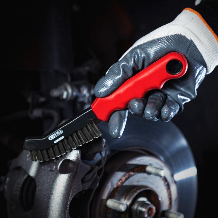 Brosse acier pour étriers de frein, bout fin, KS TOOLS 201.2321 - 3